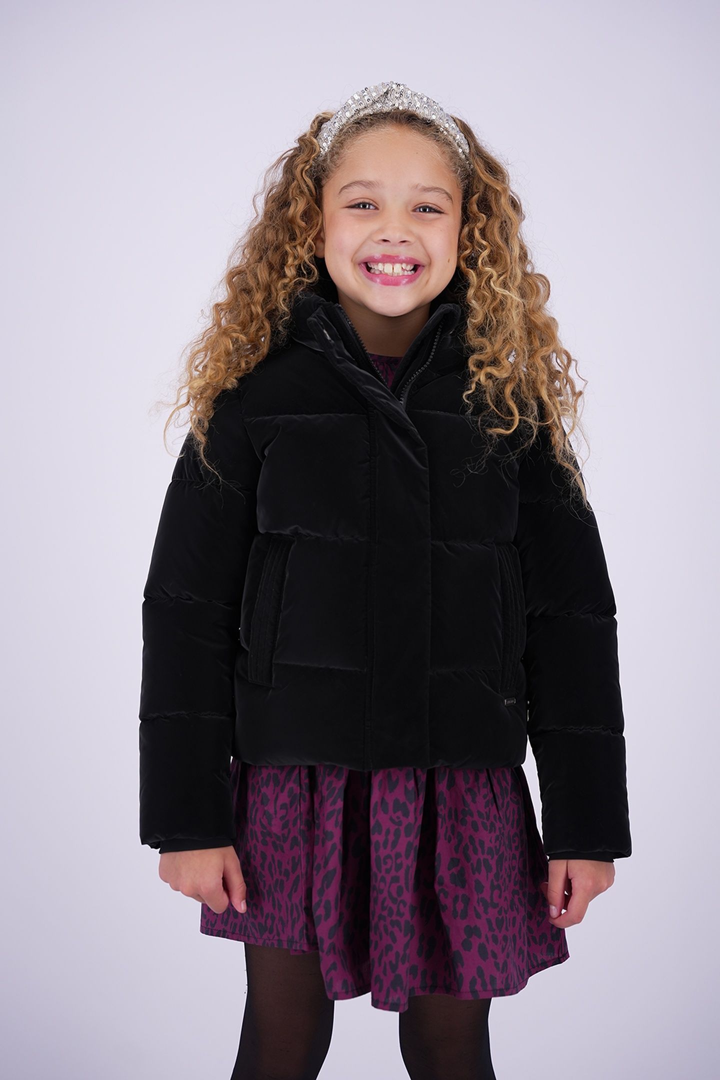 GIRLS TIBANA JACKET OUTDOOR DEEP BLACK 1