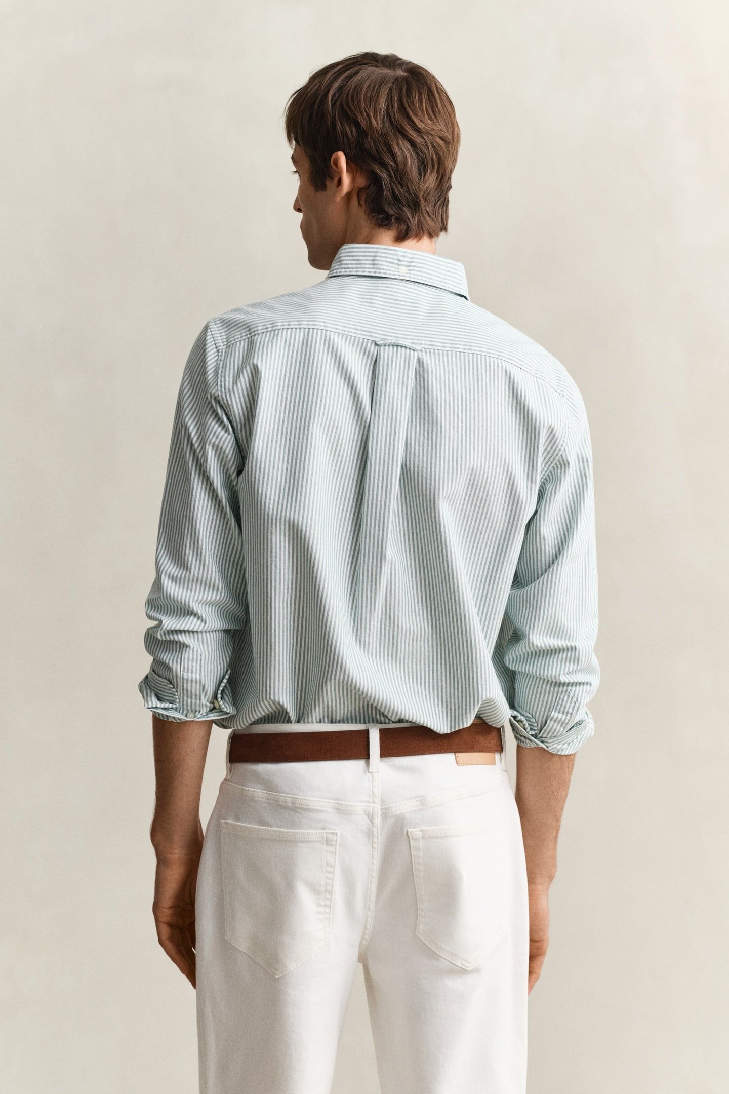REG CLASSIC OXFORD STRIPE SHIRT BOTANICAL HUE 2