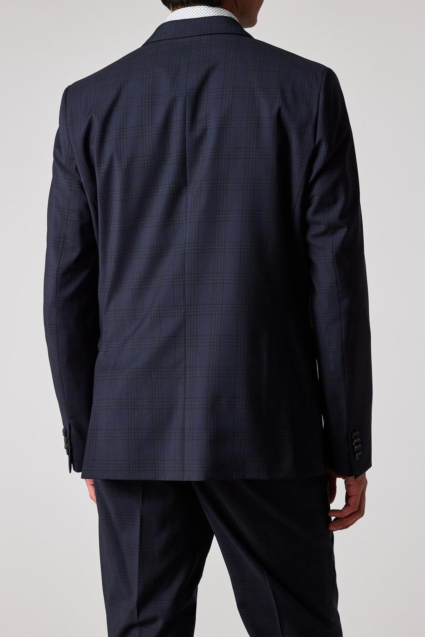 MENS TAILORED FIT 2BTN SUIT VERY DARK NAVY 3