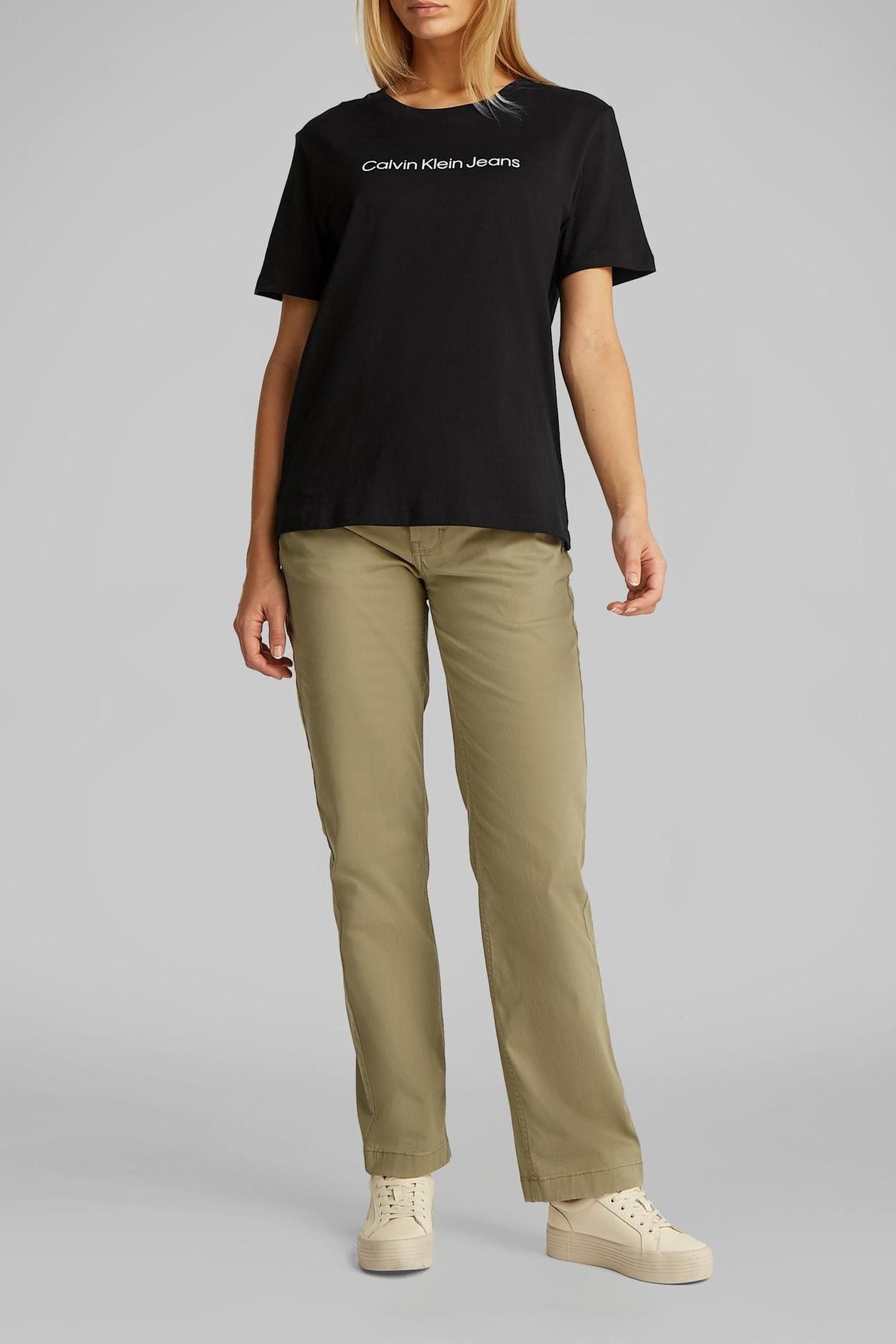 INST LOGO STRAIGHT T-SHIRT BLACK 3