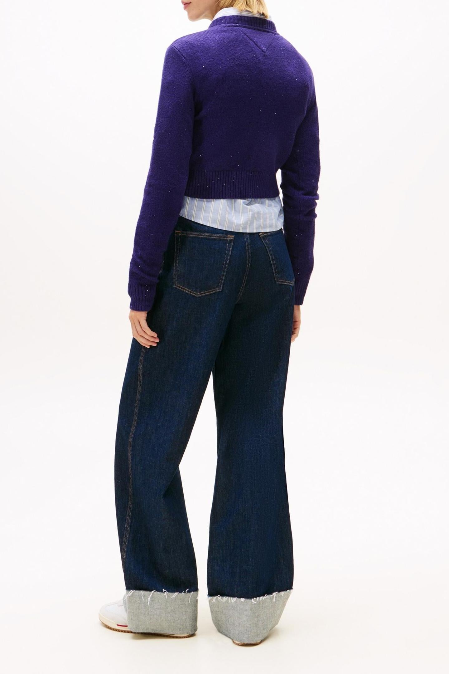 TJW SPARKLE FLAG SWEATER NOCTURNAL PURPLE 2