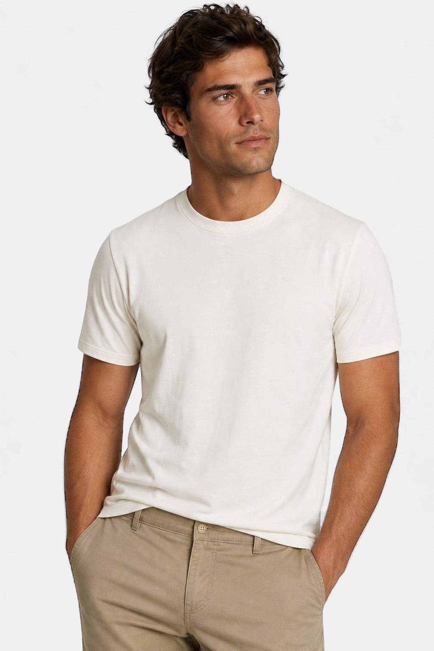 INTERLOCK T-SHIRT OFF WHITE 3