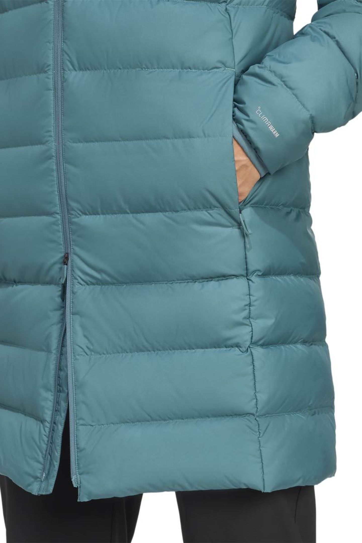 W MT DOWN PARKA PRELOVED TEAL 5