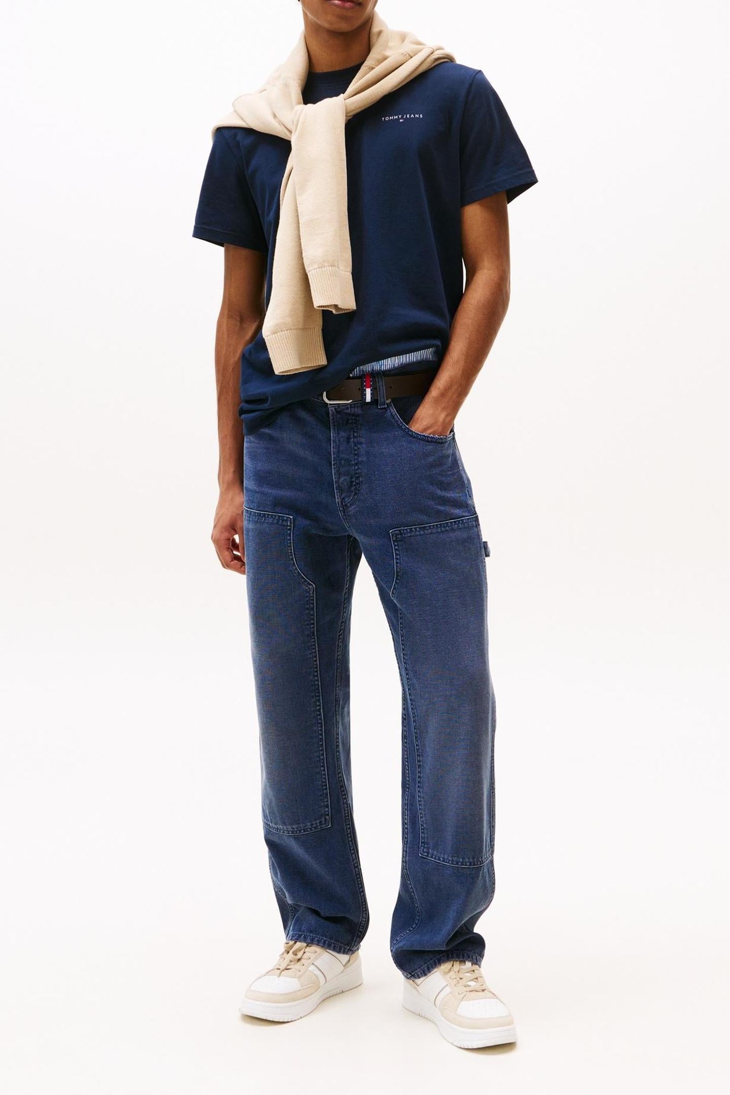 TJM SLIM LINEAR TEE DARK BLUE 6