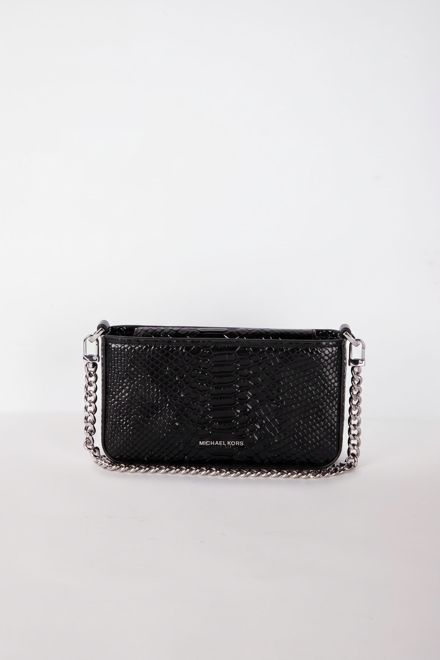 SMALL CONVERTIBLE CROSSBODY POUCHETTE BLACK 2