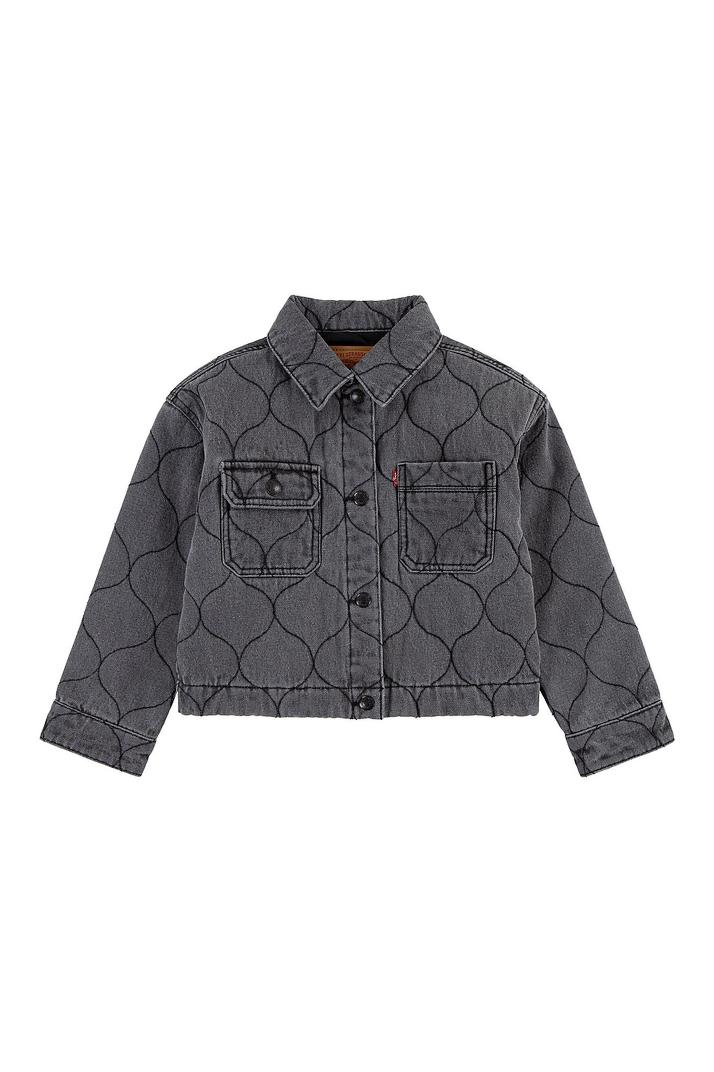 GIRLS QUILTED TRUCKER JACKET FAR FAR AWAY 1