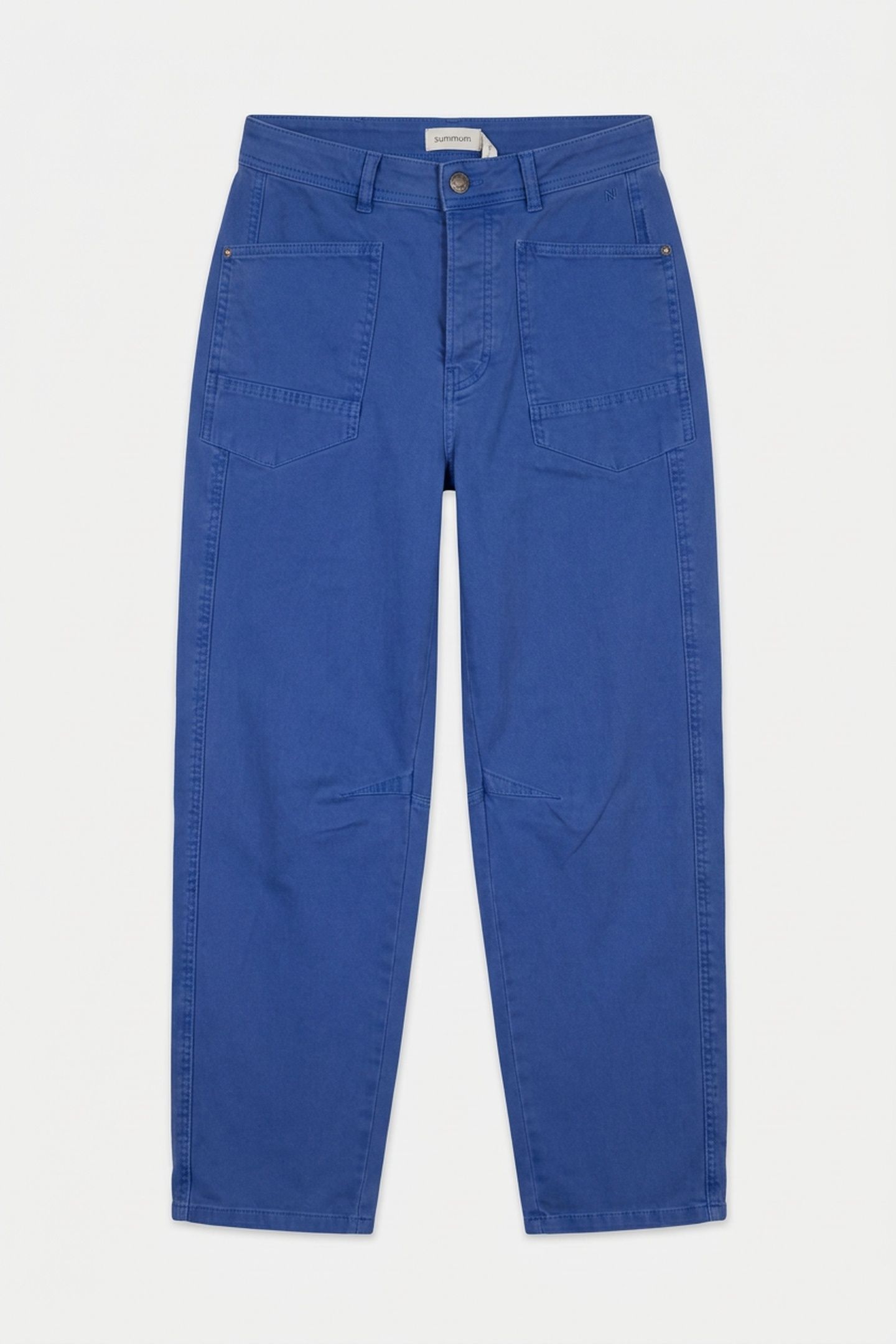 COCOON PANTS VINTAGE COMF STRETCH TWILL ROYAL BLUE 3