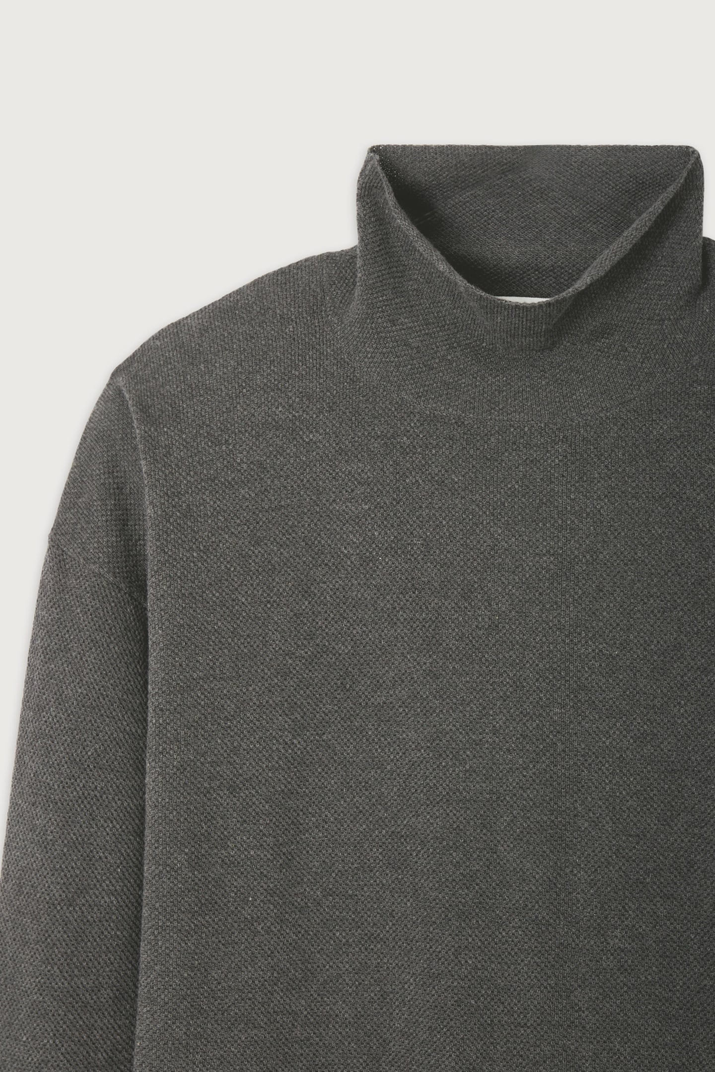 MARCEL KNIT SWEATER ANTHRACITE CHINE 4