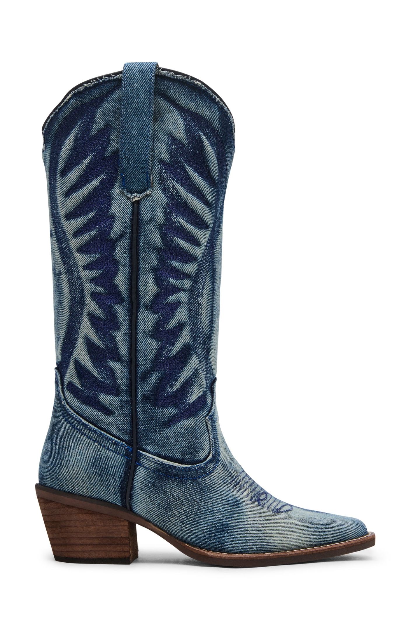 ALBANY BOOTS DENIM FABRIC 1