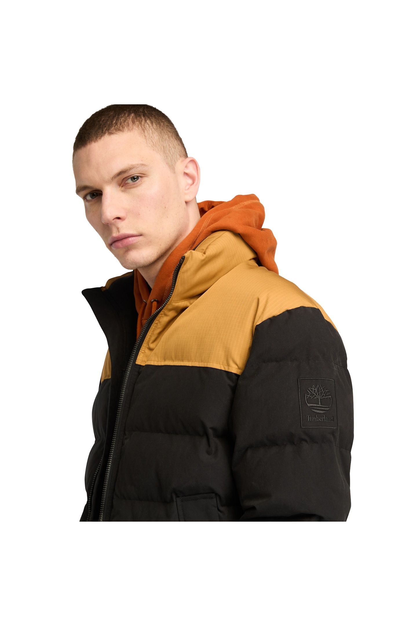 WELCH MOUNTAIN DURABLE WATER REPELLENT PUFFER JACKET WHEAT/B 5
