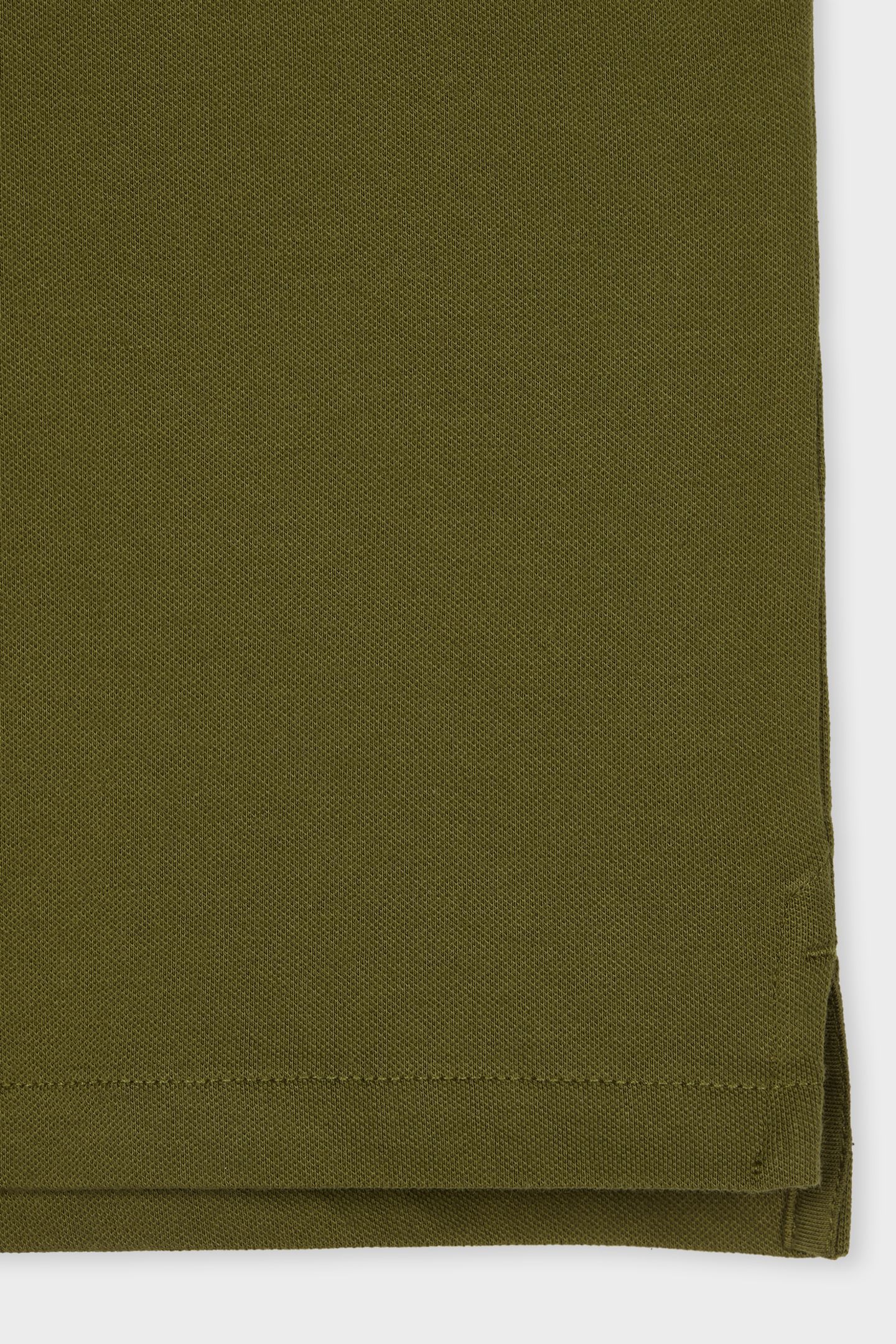 MENS REG FIT POLO ZEB EMB OLIVE GREEN 3