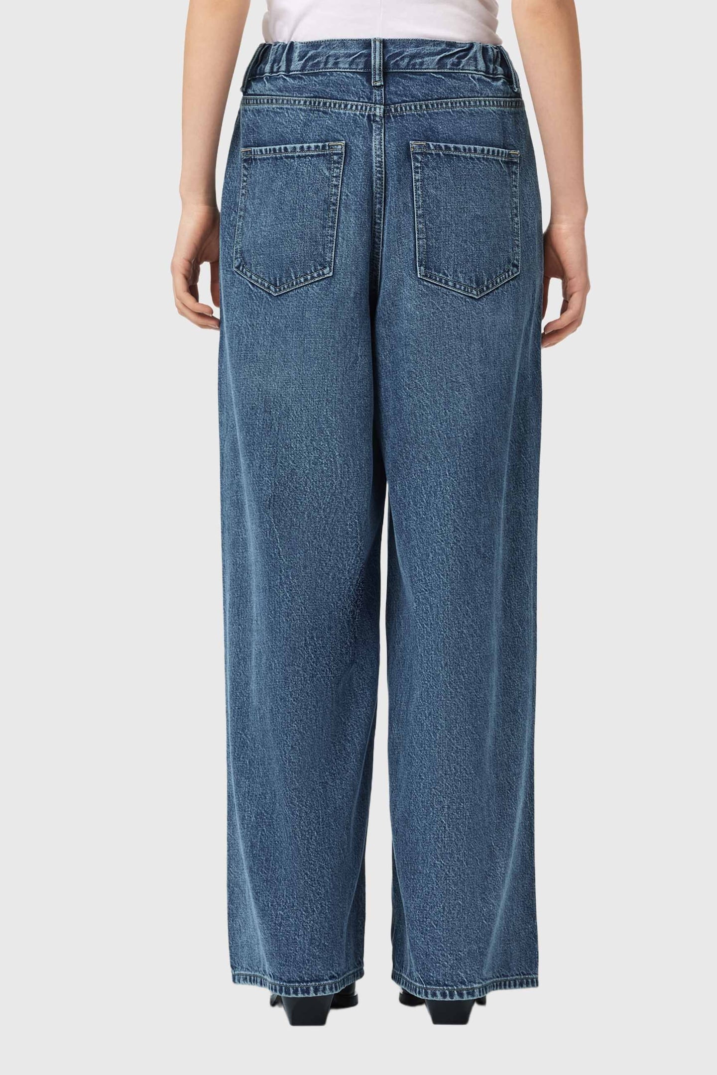 HAZE PLEAT JEAN MID INDIGO 3