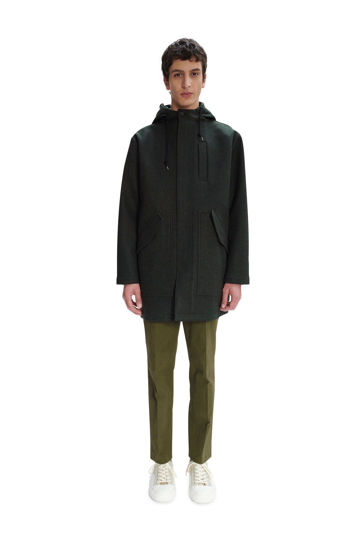 UNISEX PARKA MATHIEU HEATHERED KHAKI 1
