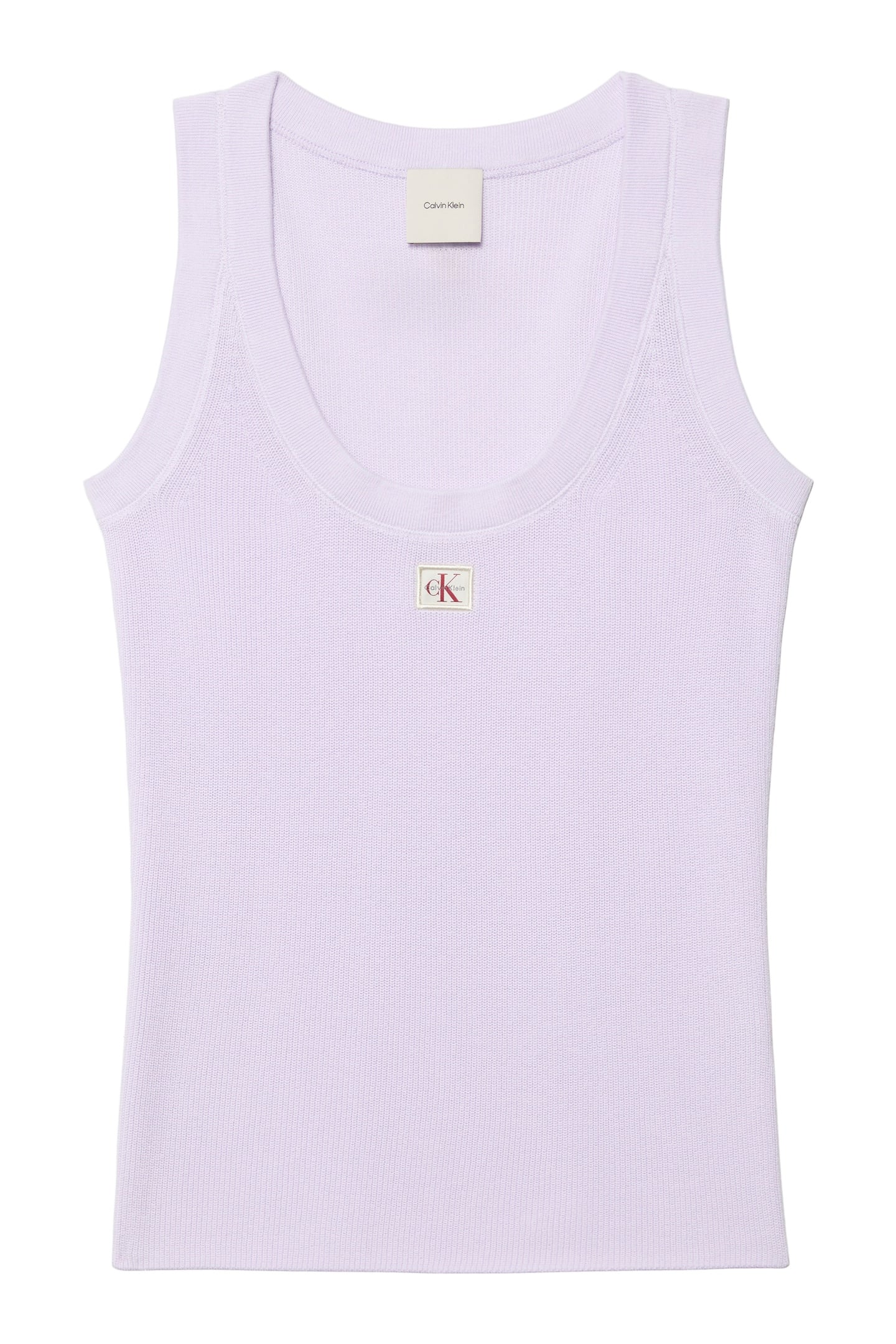WOVEN LABEL TANK ISLAND LILAC 4