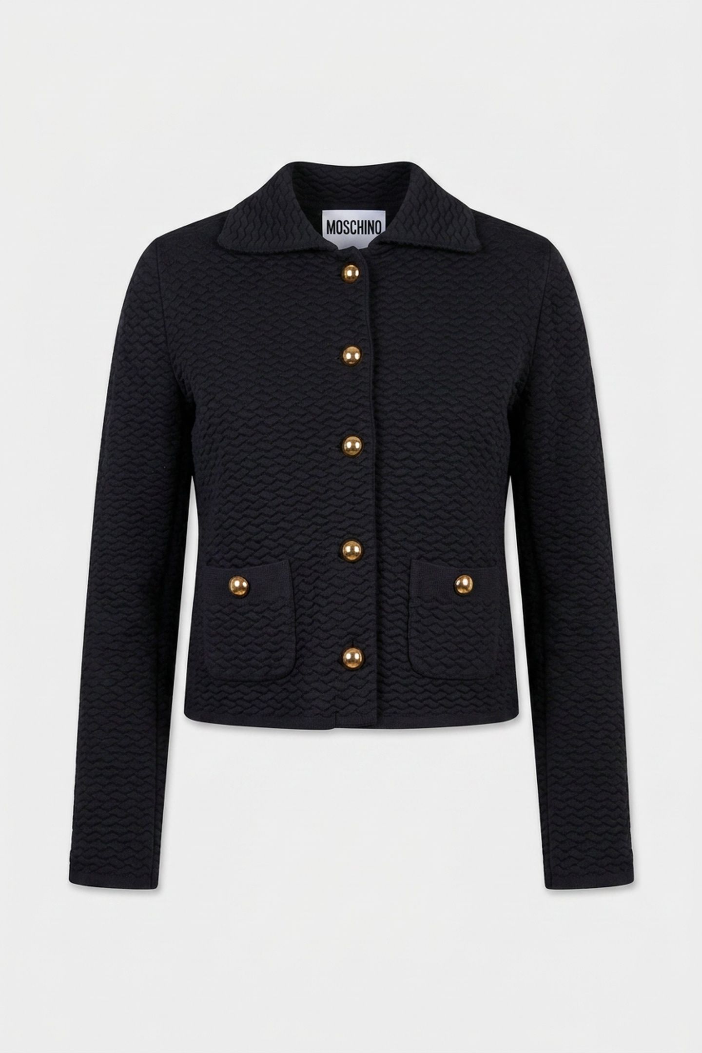 KNITTED JACKET BLACK 3