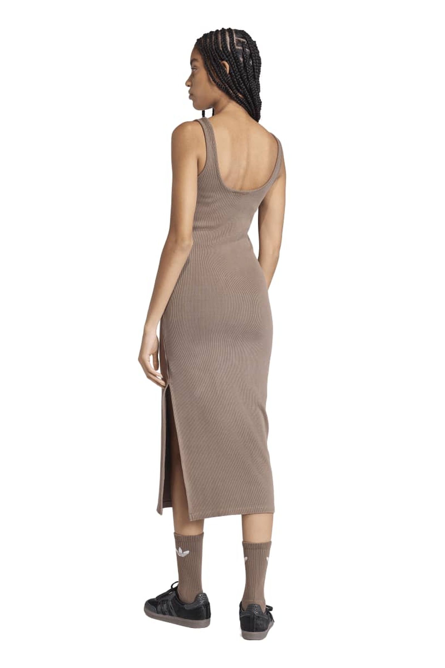 ESSENTIAL RIB DRESS EARTH STRATA 3