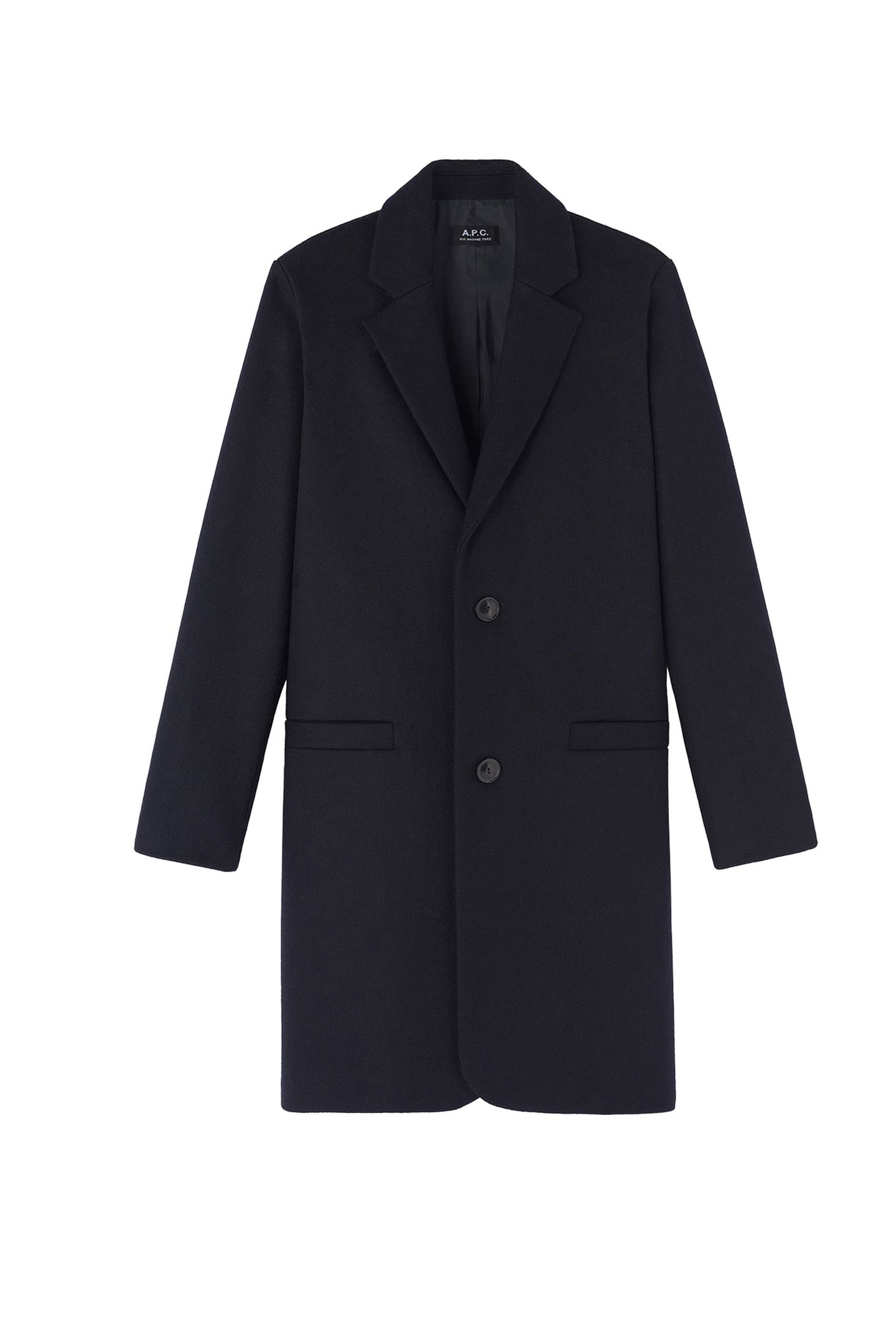 COAT CARVER HEATHERED NAVY 2
