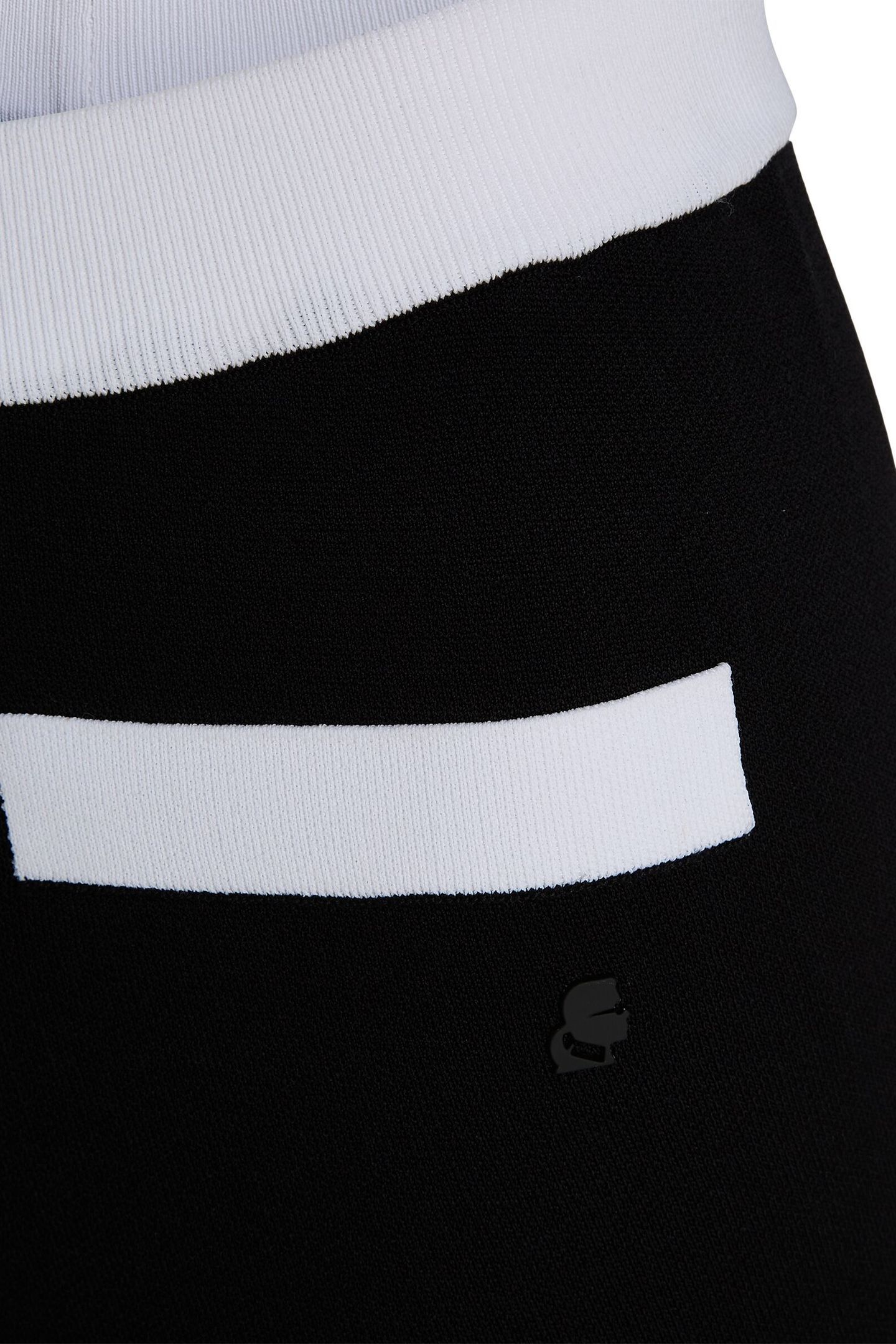 CLASSIC KNIT PANTS BLACK/WHITE 6