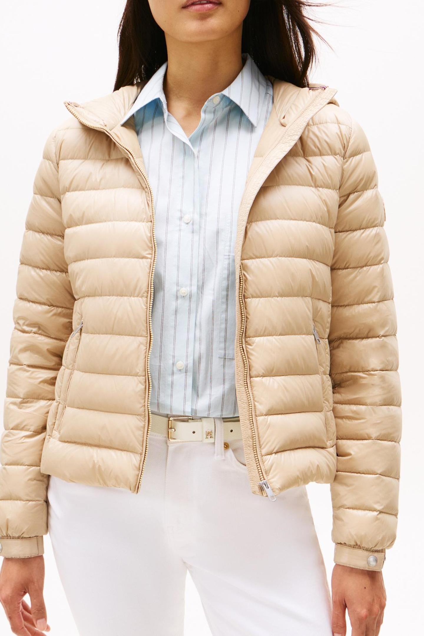 UL DOWN REG HOODED JACKET BEIGE 3