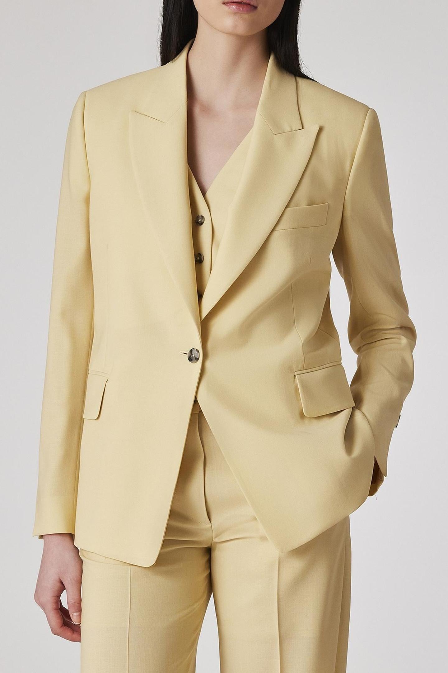 WOMENS JACKET LEMON YELLOW 1