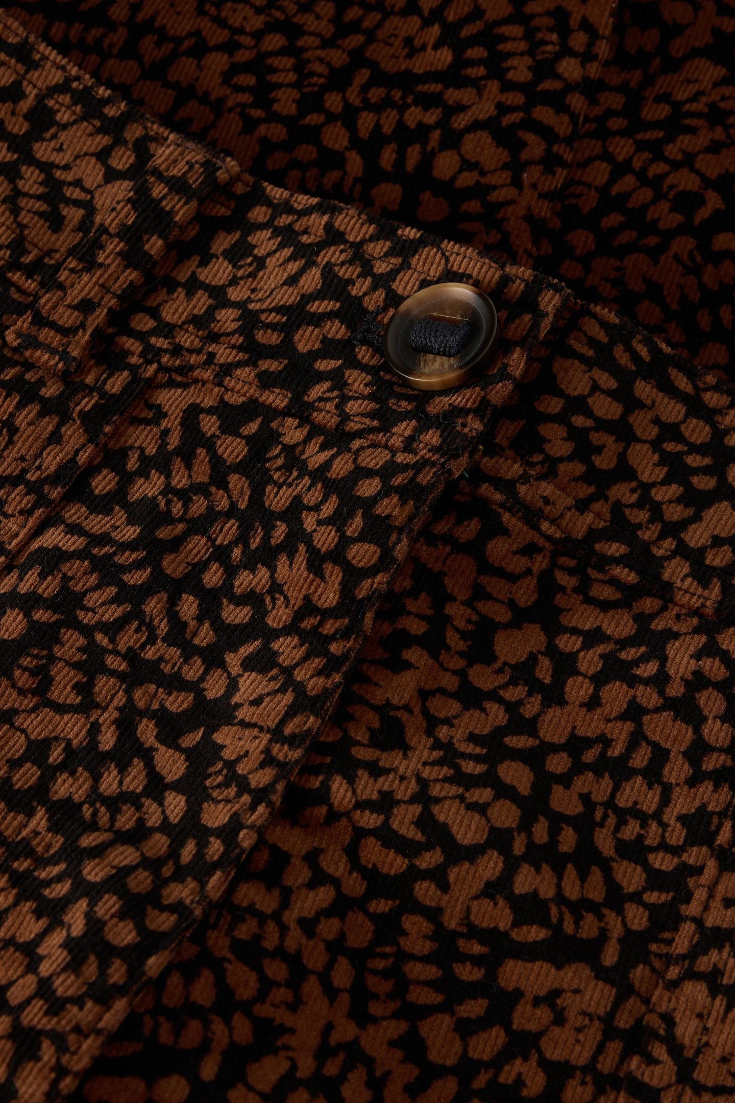 ROMY CORD CULLOTTE BLACK PRINT 5