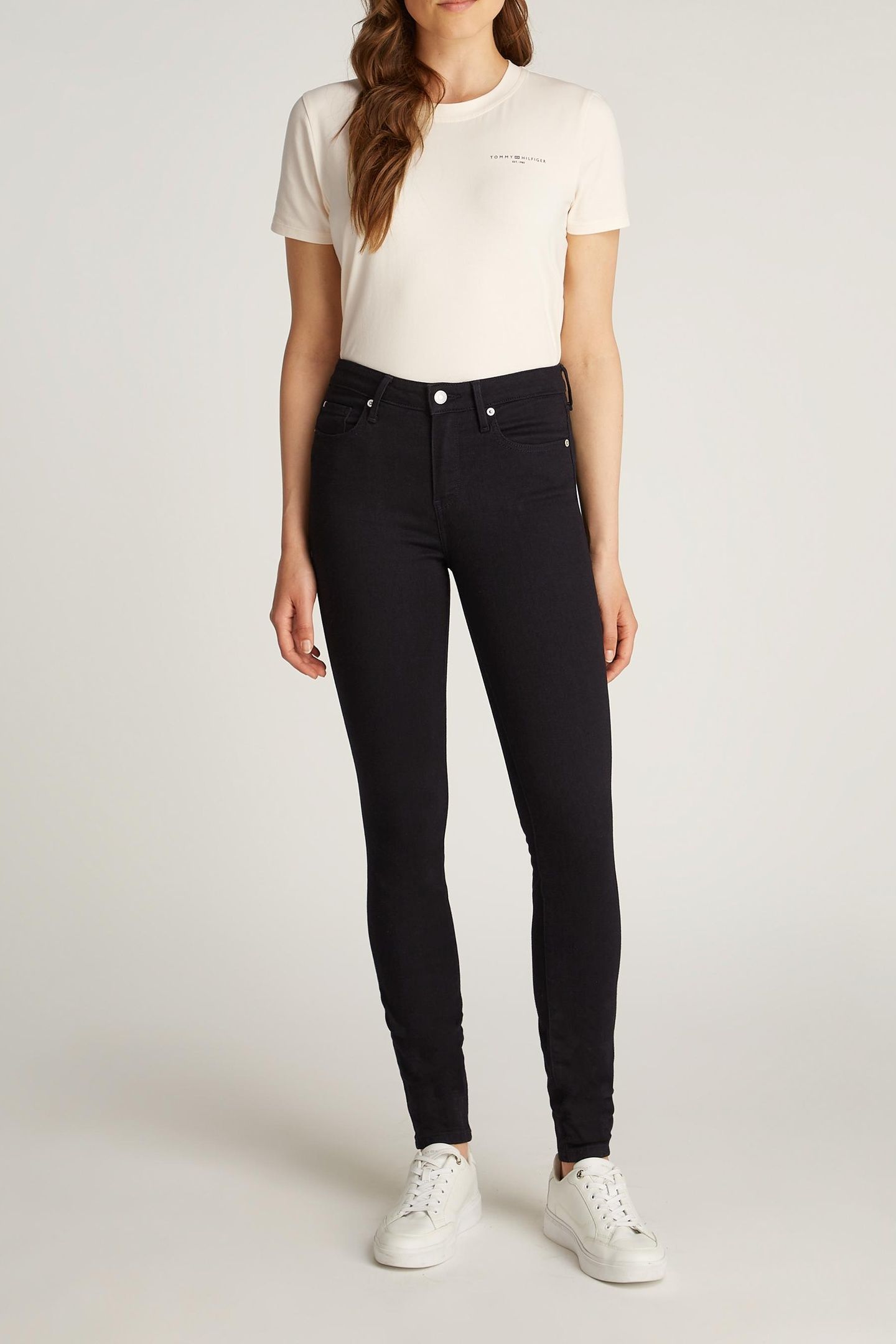 COMO SKINNY MID RISE BLACK 1