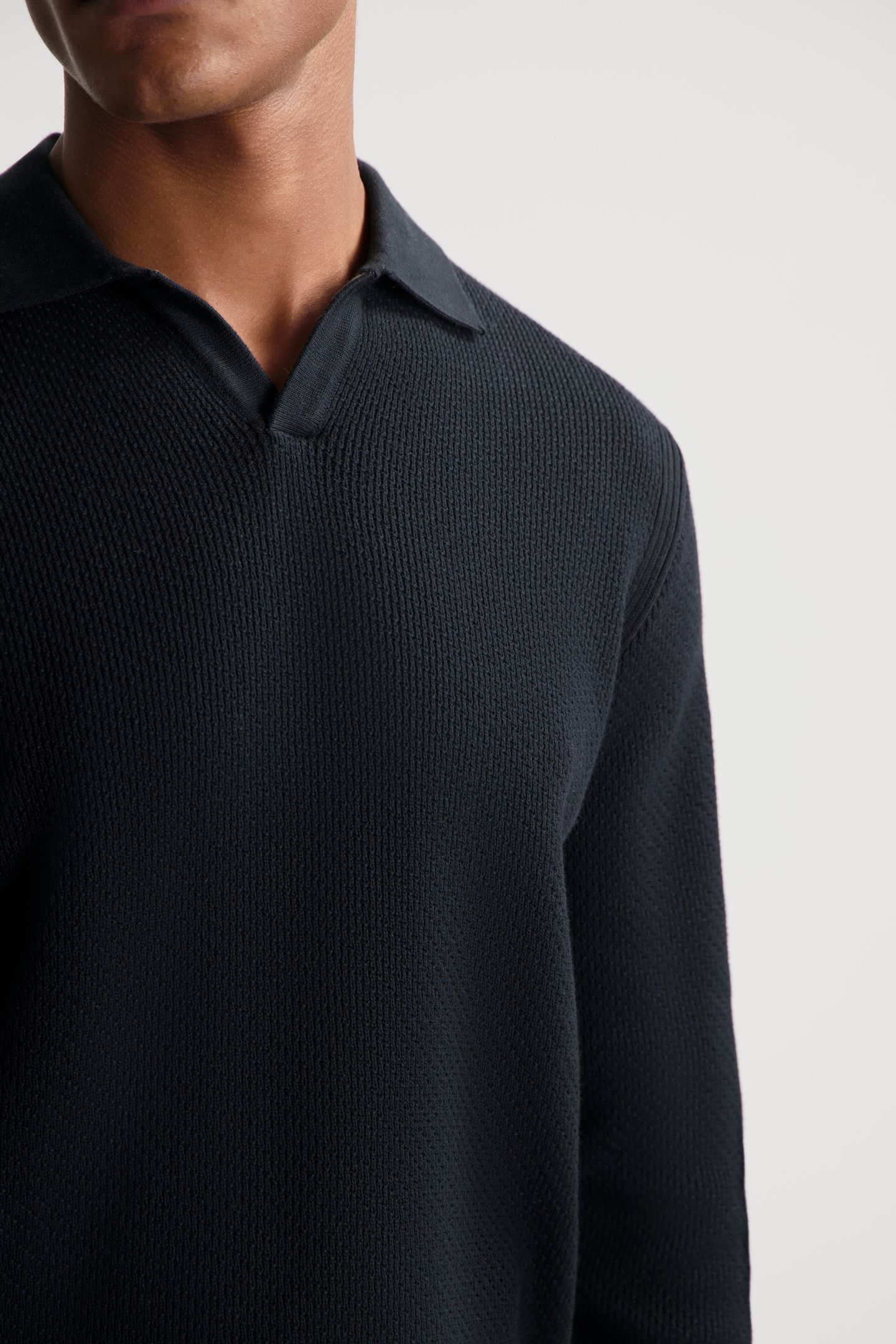 DS_KOSTAS LONGSLEEVE POLO BLACK 5