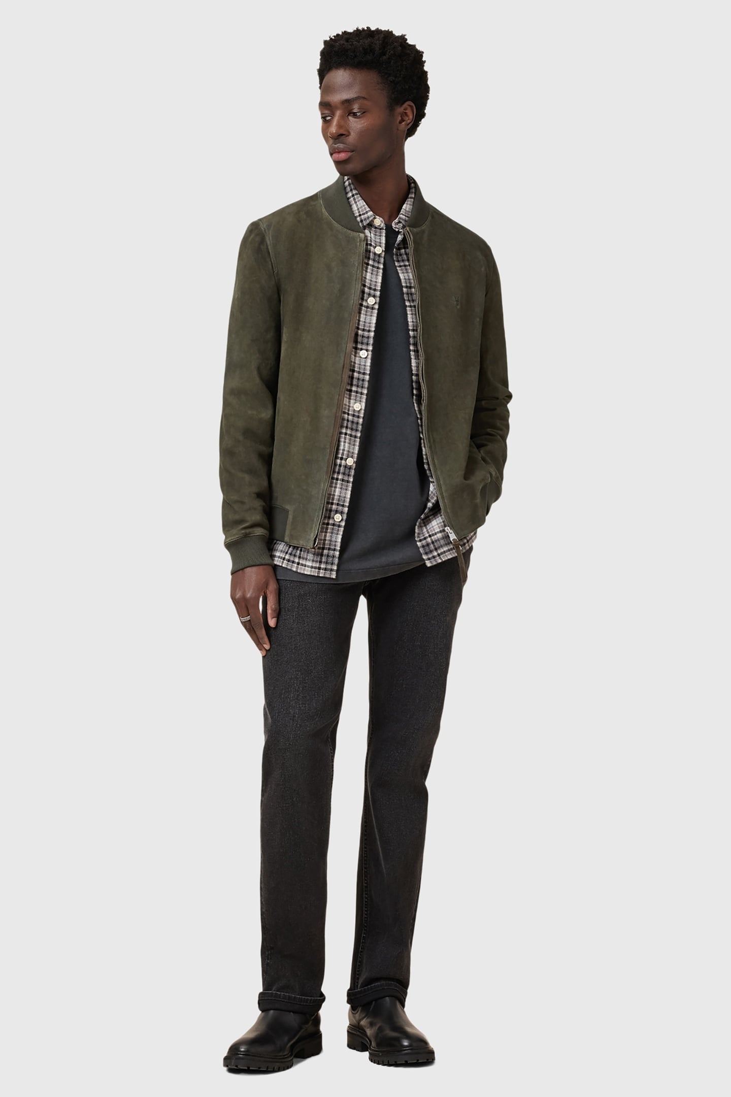 BUCKLEY BOMBER MILITARY GREEN 1
