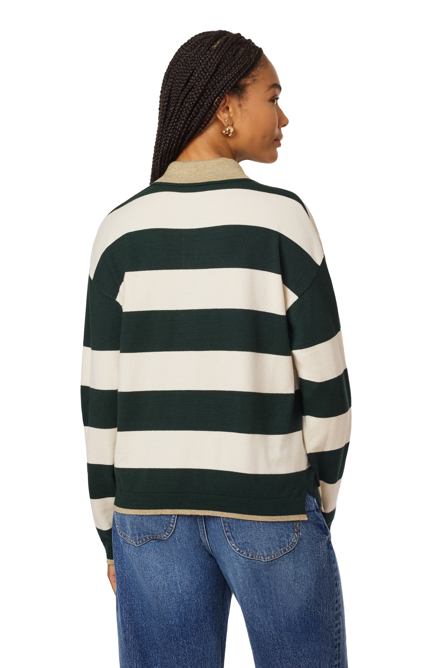 POLO SWEATER SCARAB/ANTIQUE WHITE 2