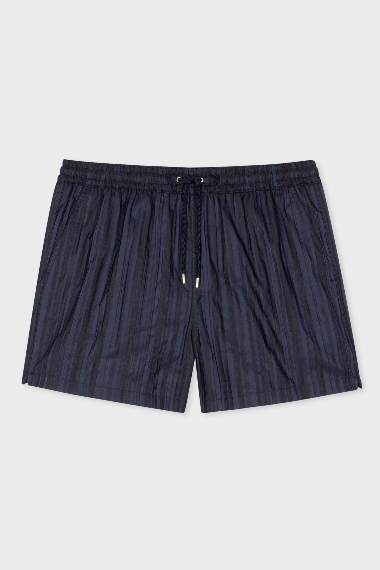 MEN SWIM SHORT SHAD STRP NAVY 1
