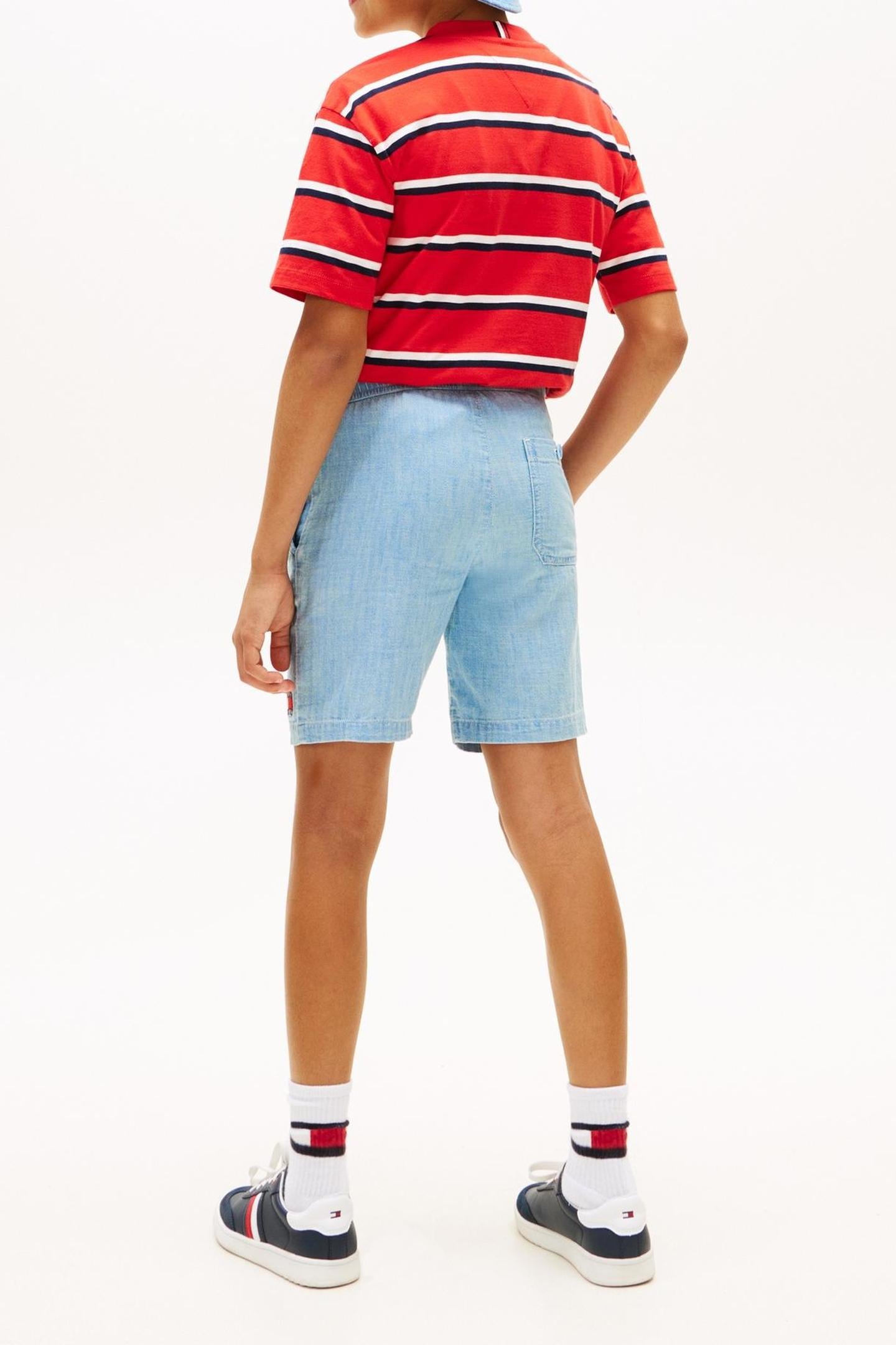 BOYS WAVY FLAG HERRINGBON DENIM MEDIUM 2
