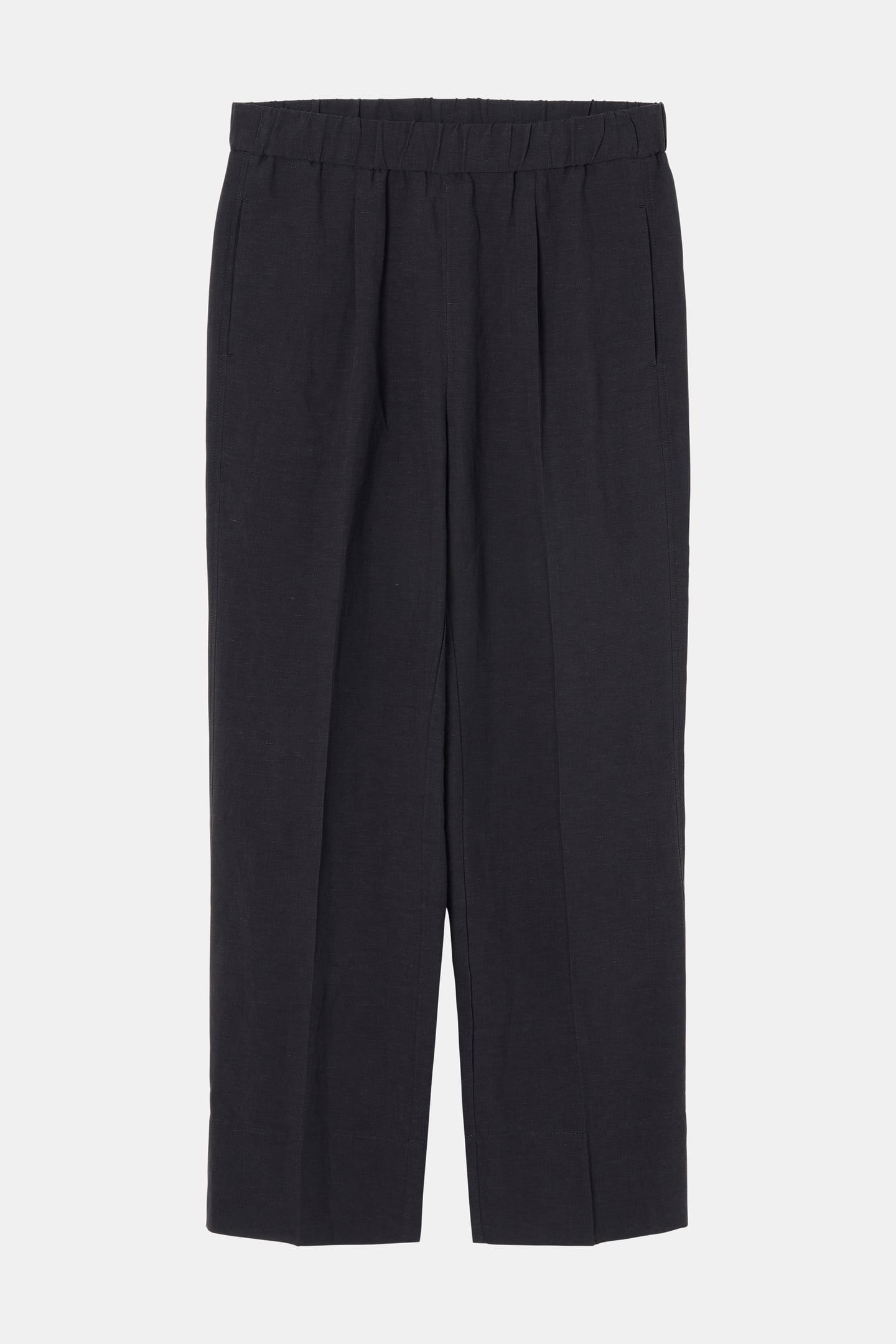 FINE LINEN VISC SYDNEY PANTS SLATE 6
