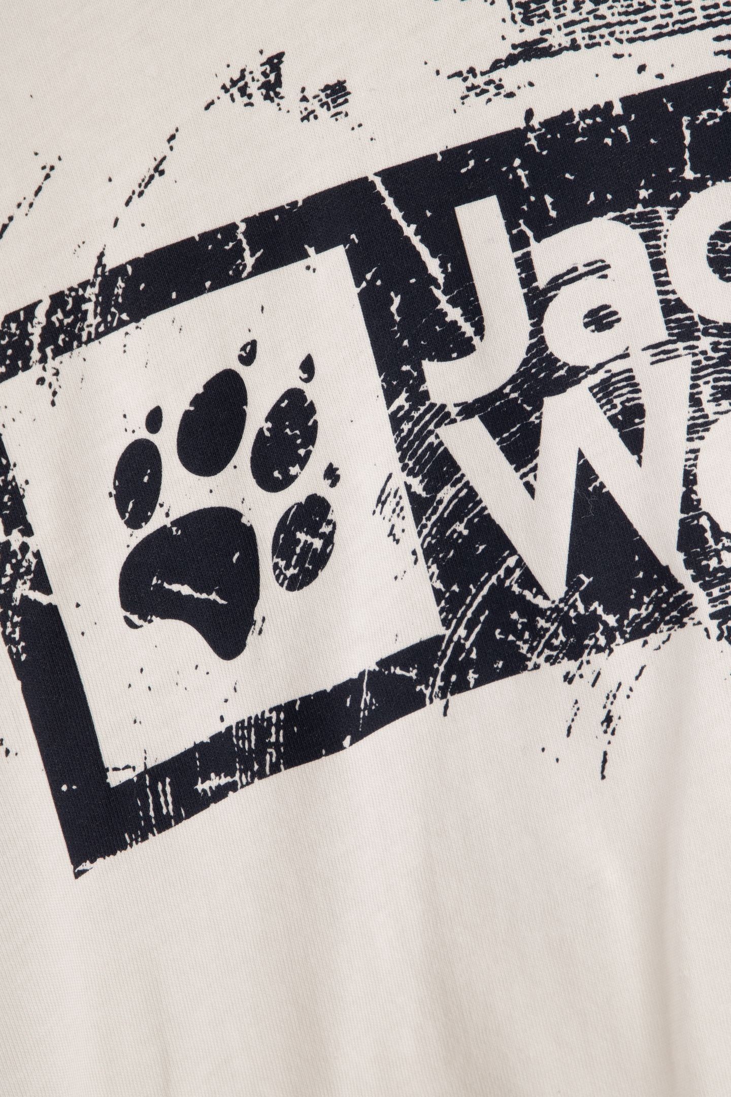 BRAND T-SHIRT WOOD COTTON WHITE 4