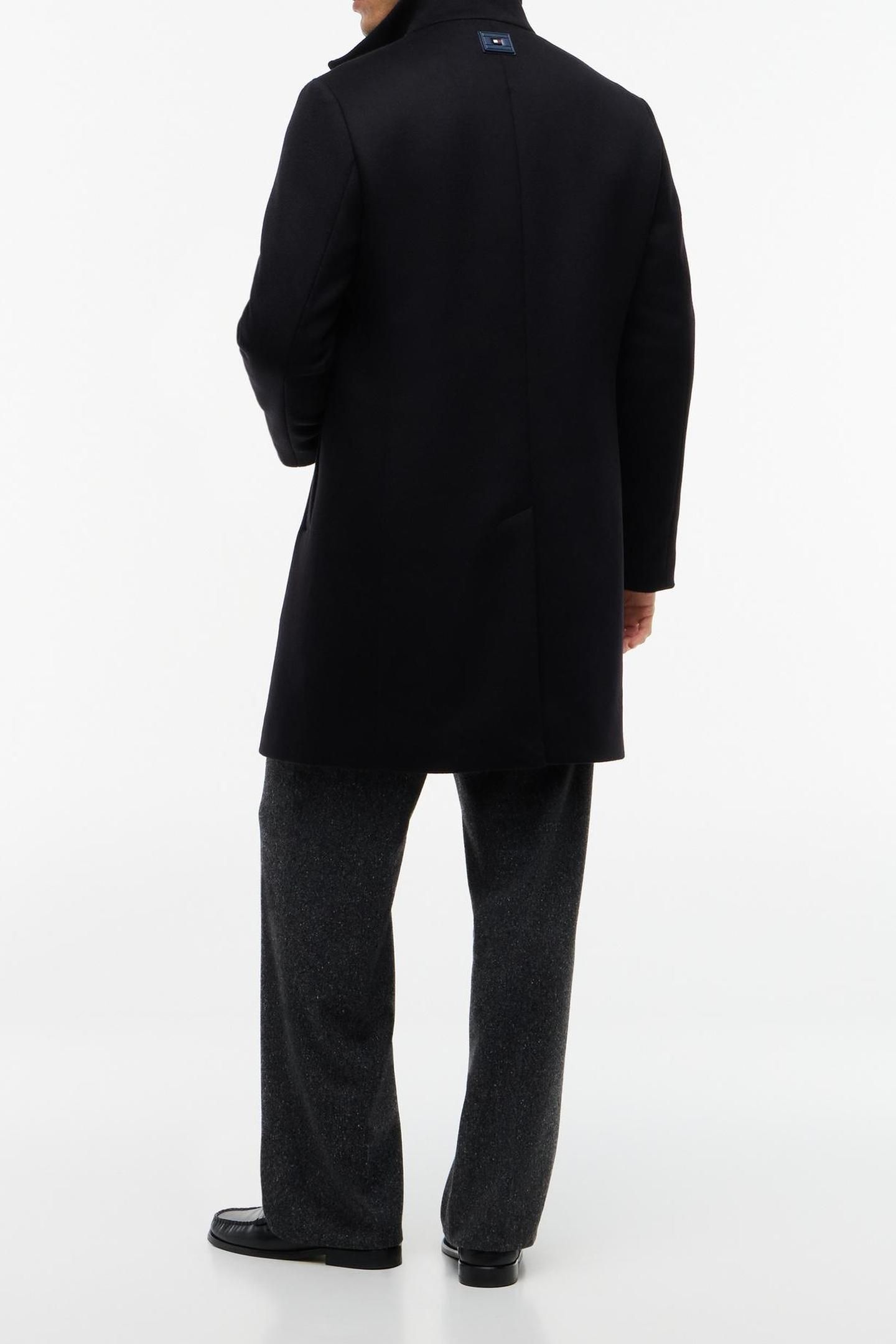 NY WOOL STAND COLLAR BLACK 3