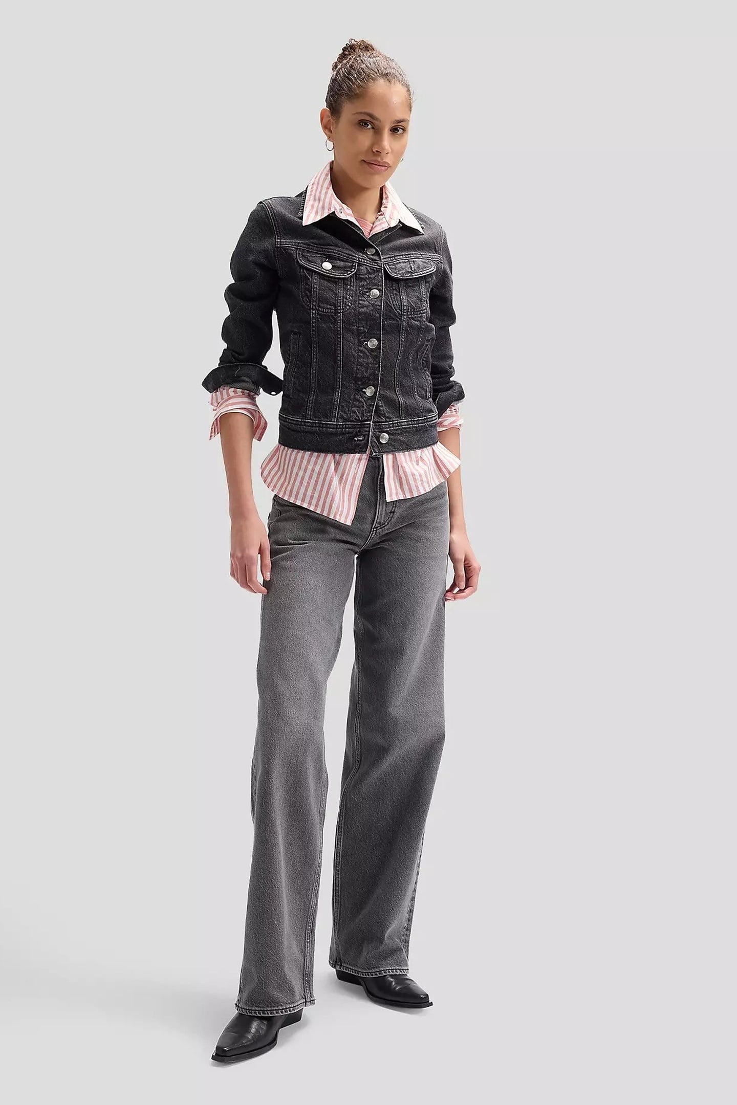 RIDER LOOSE - BLACKBERRY - LOOSE STRAIGHT GREY 1