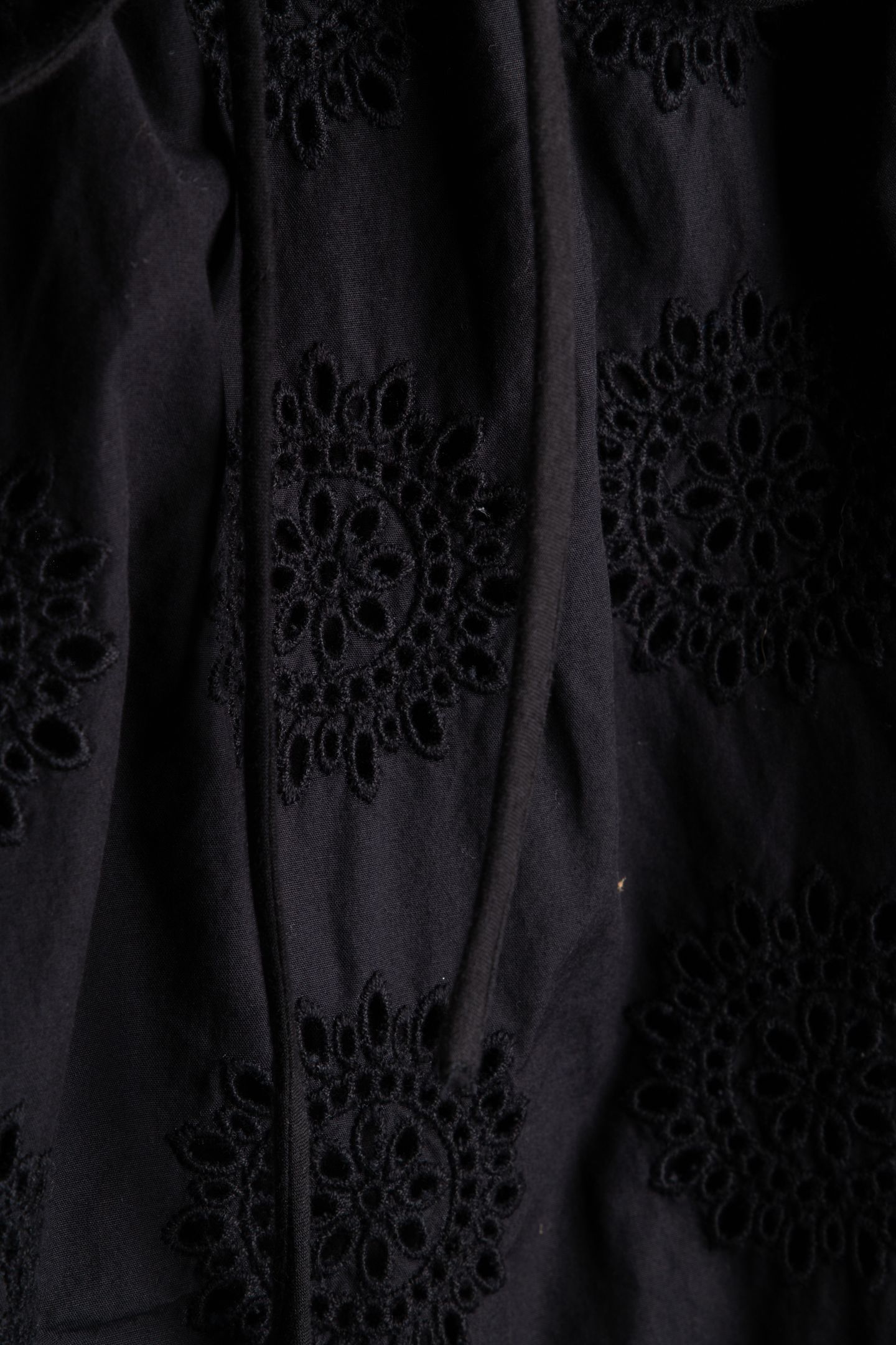 JOBIAN BRODERIE ANGLAIS SKIRT BLACK 4