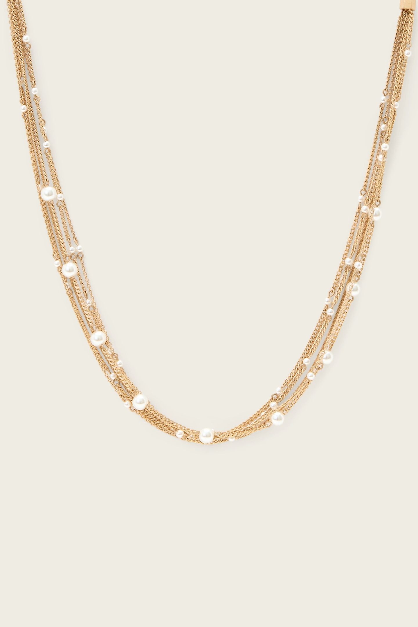 RAE NECKLACE ANTIQUE GOLD 2