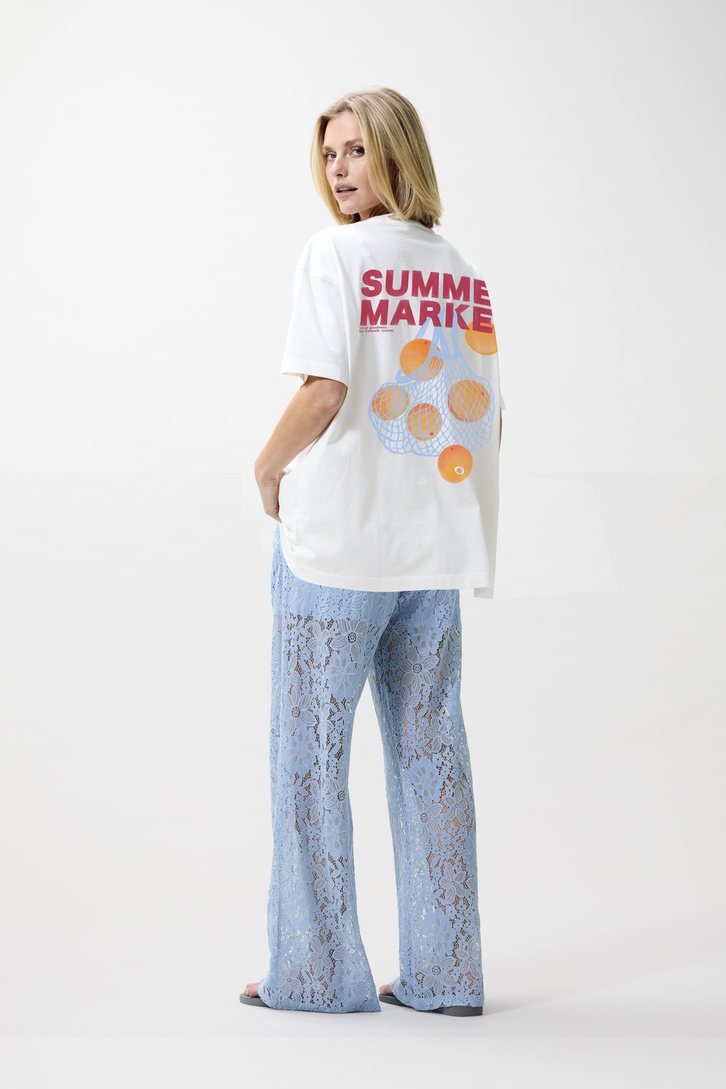 OVERSIZED GRAPHIC TSHIRT OFF WHITE 1