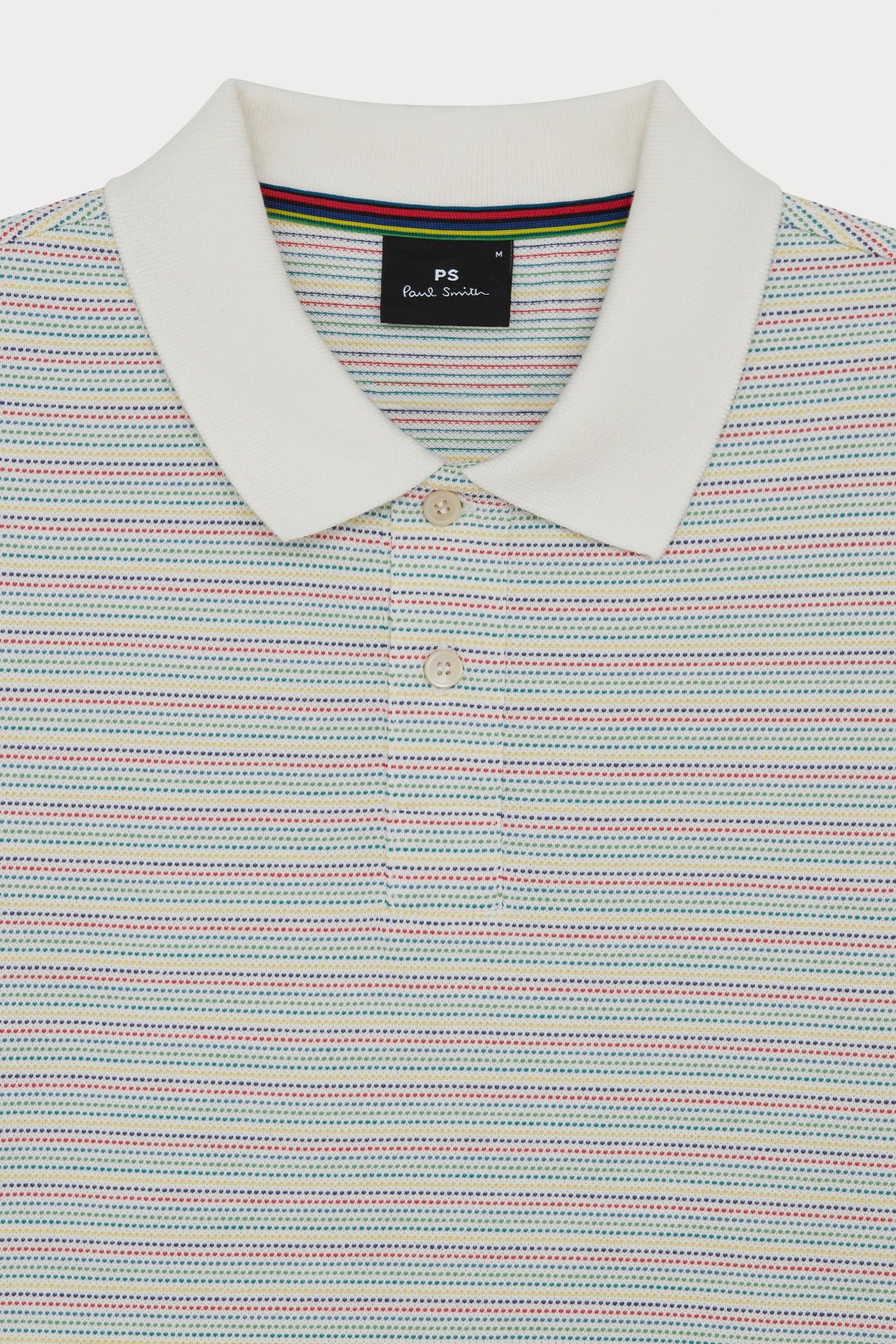 MENS REG FIT SS POLO SHIRT OFF WHITE 7