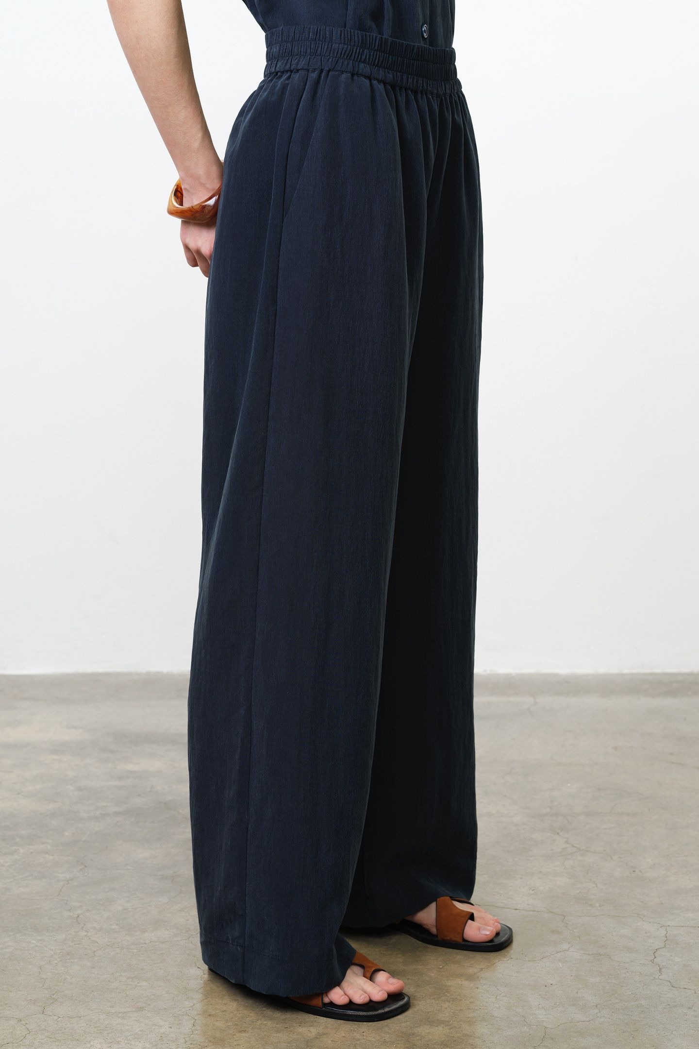 MELINA DRAWSTRING TRSR NEW NAVY 4