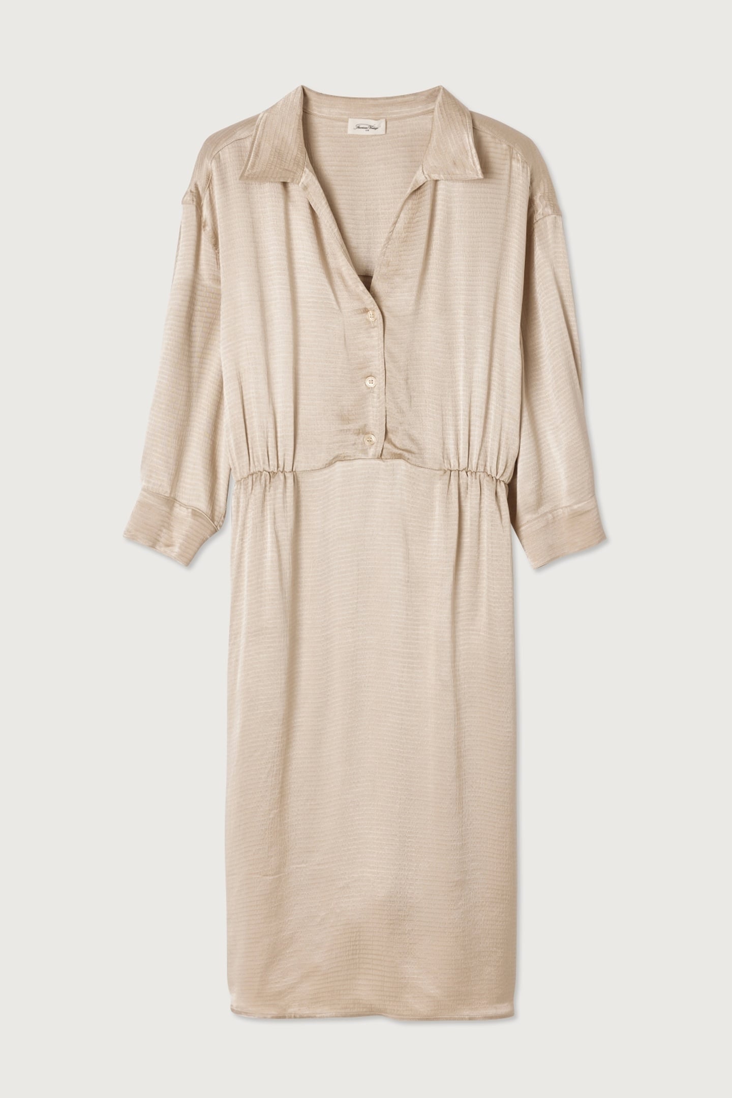 SHANING DRESS ECRU 1