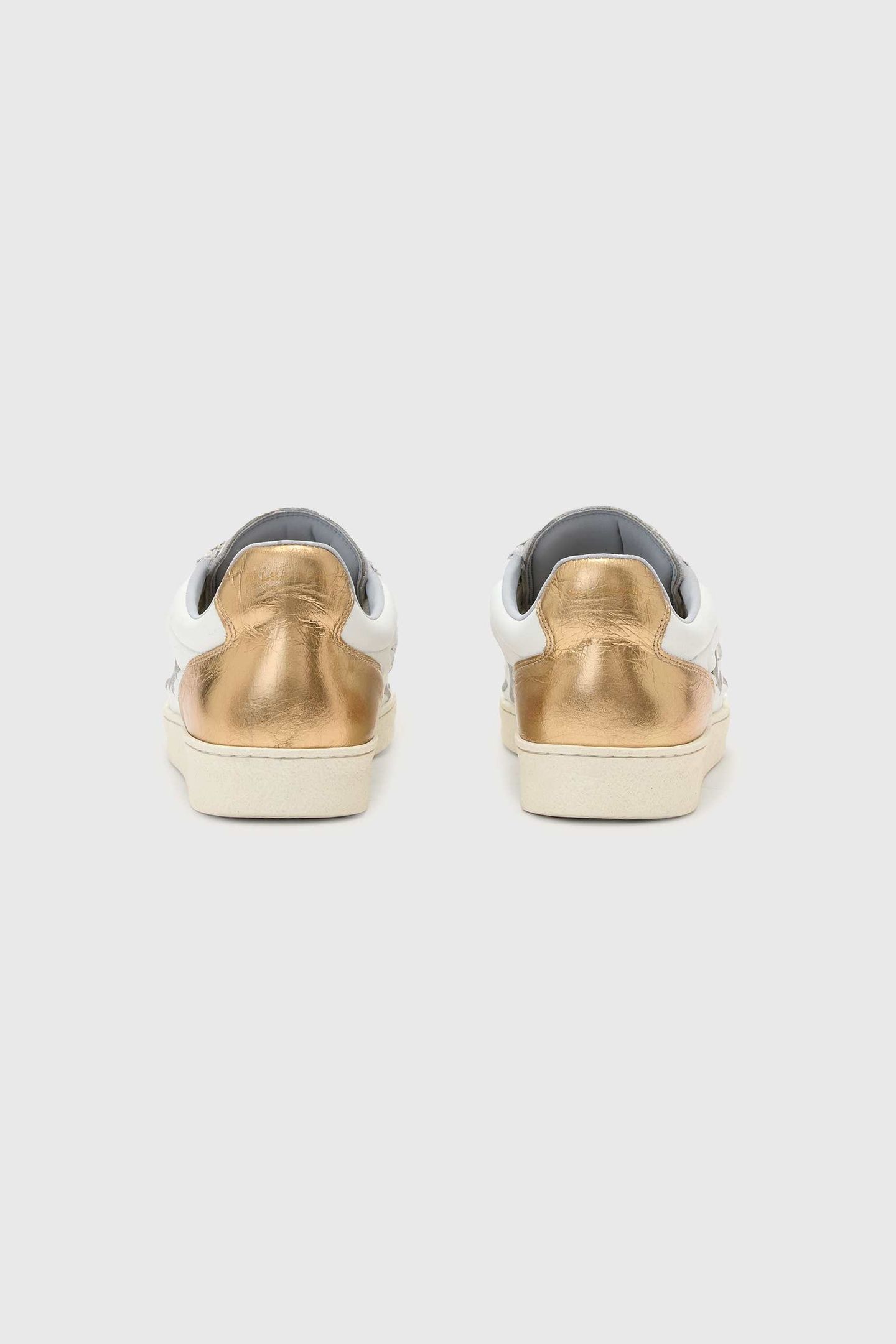 VELMA WOVEN SNEAKER CHALK WHITE/ GOLD 4