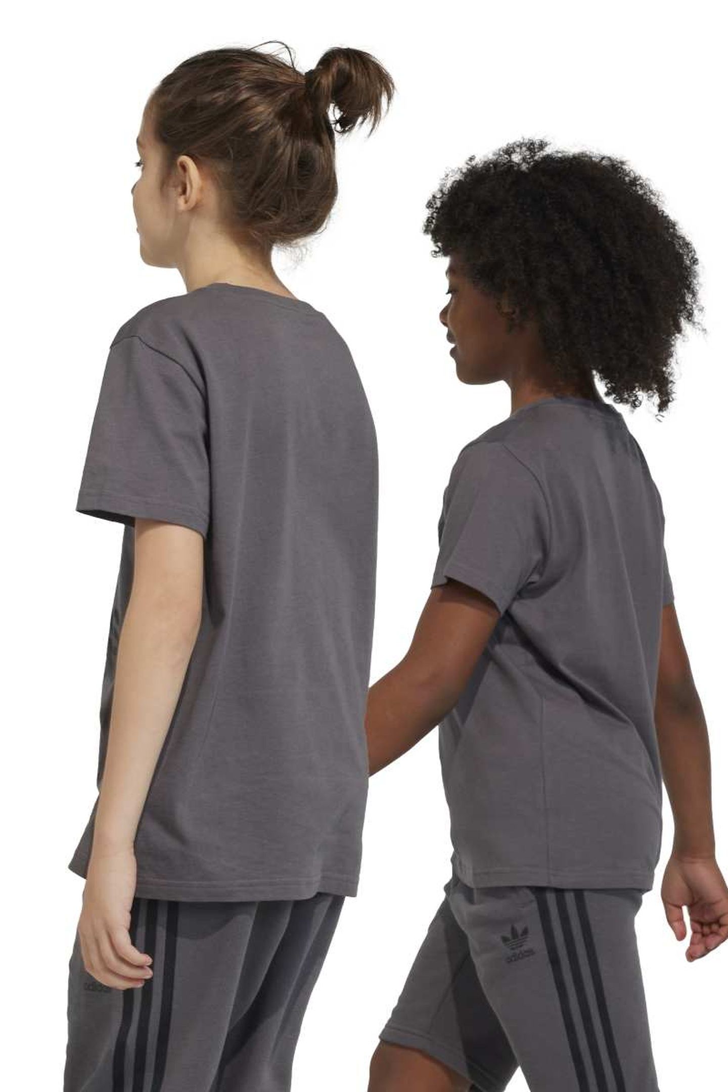 JUNIOR TREFOIL TEE GREY FIVE 2