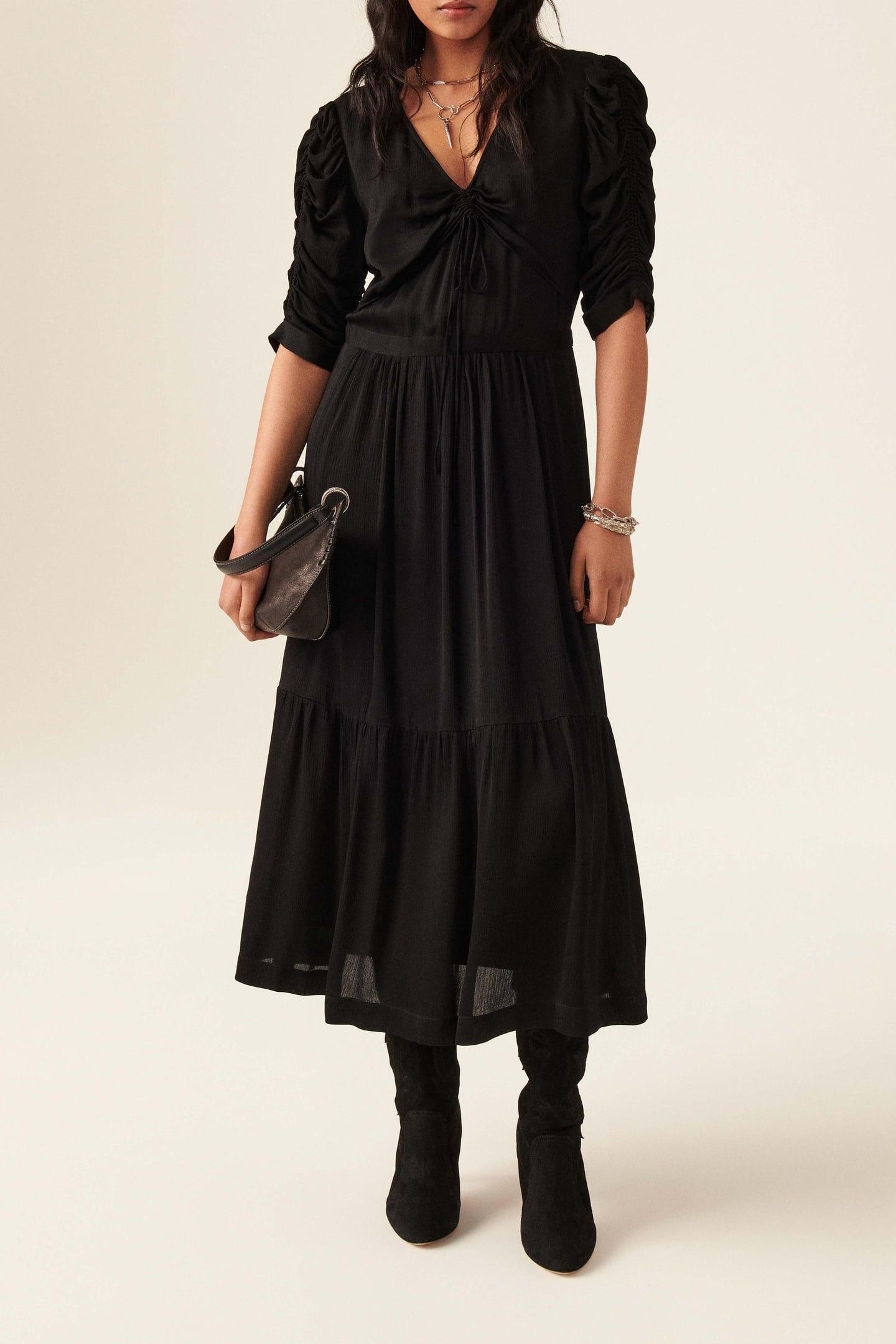 MID-LENGTH DRESS BLACK 1