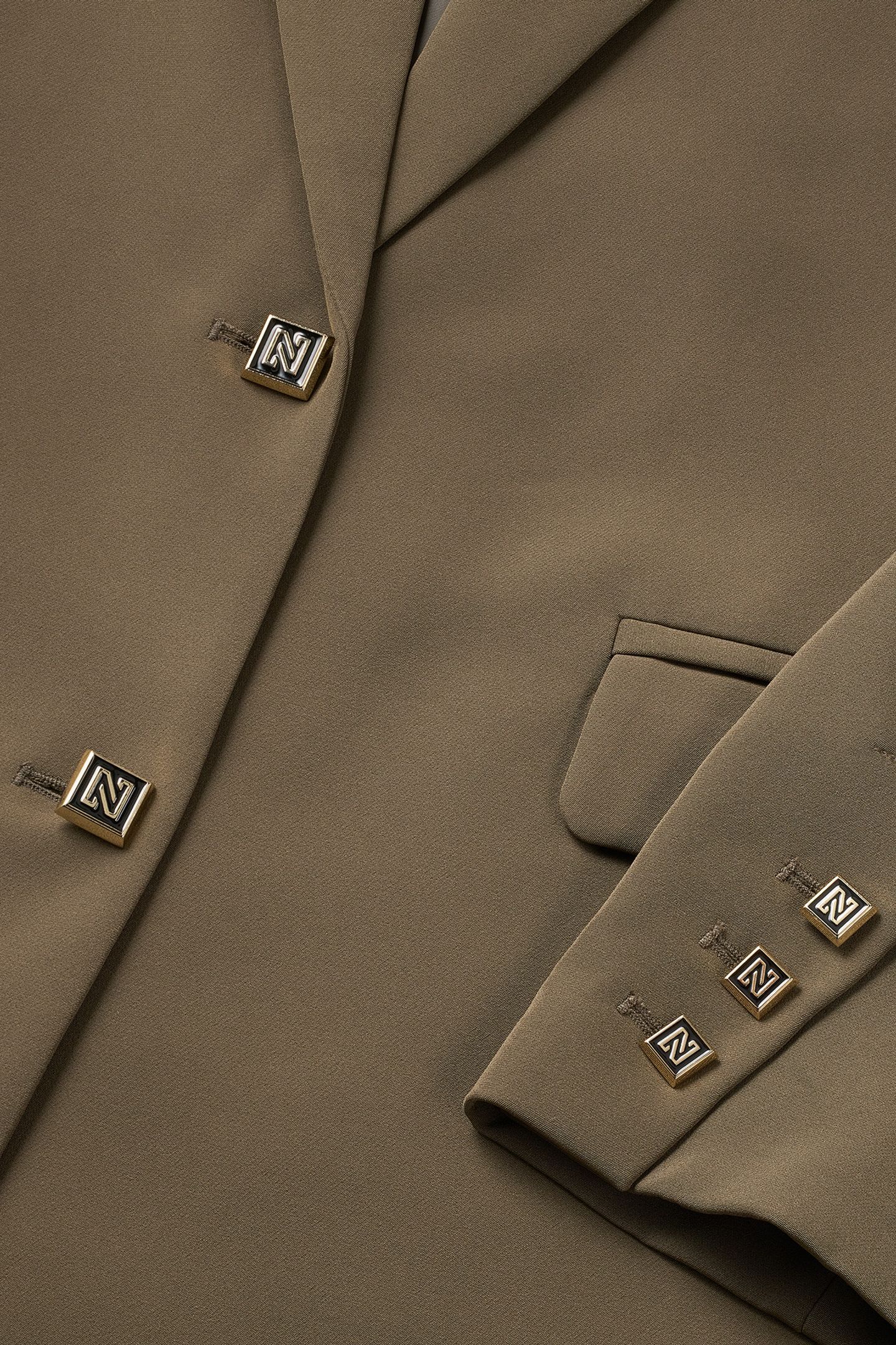 MAX BLAZER ARMY BROWN 3