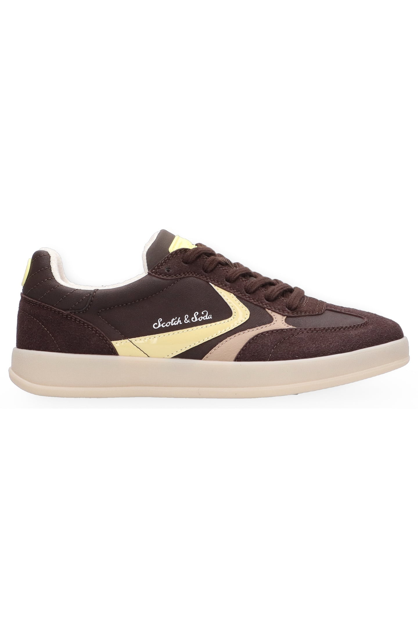 VICKY SNEAKERS DARK-BROWN MULTI 1