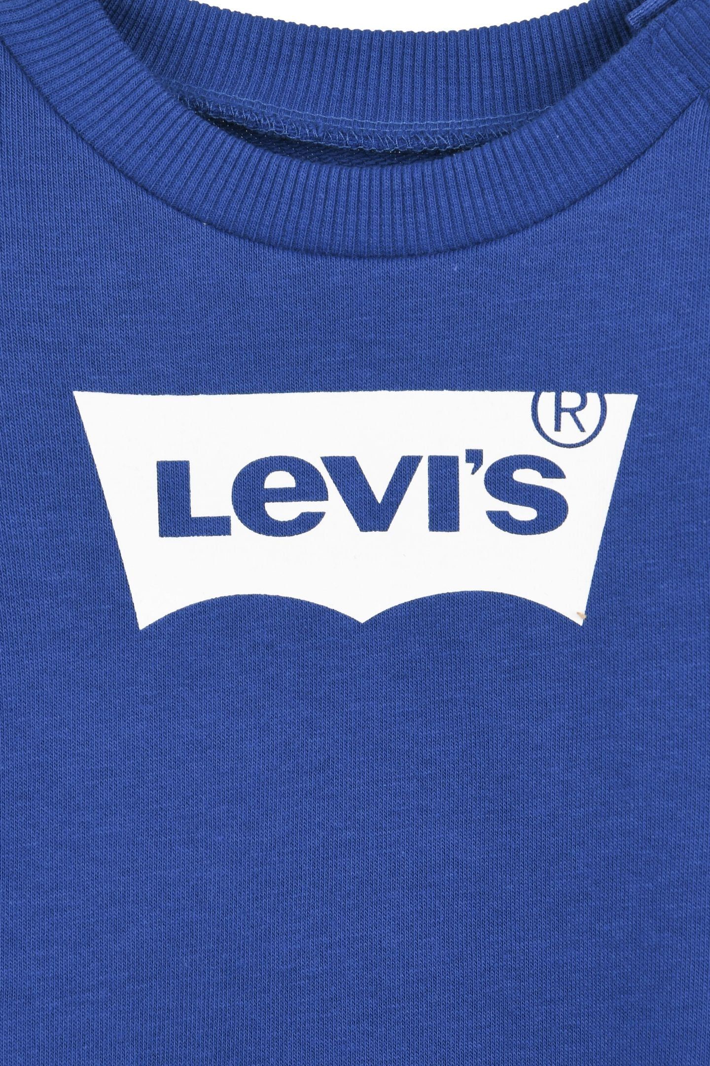 BOYS FRENCH TERRY BATWING BLUE/WHITE 6