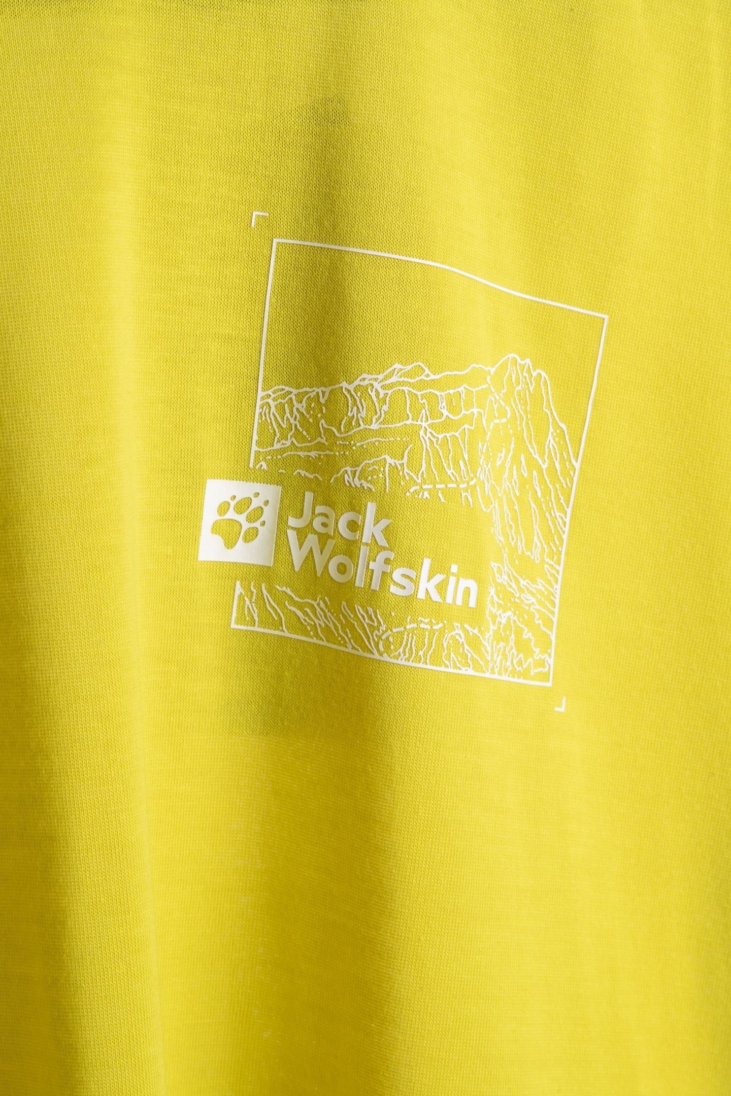 VONNAN GRAPHIC T-SHIRT PEAK TRAIL CHARTREUS 4