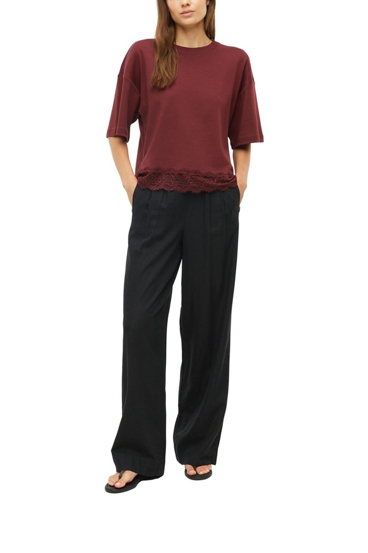 S.OLIVER T-SHIRTS BURGUNDY 1