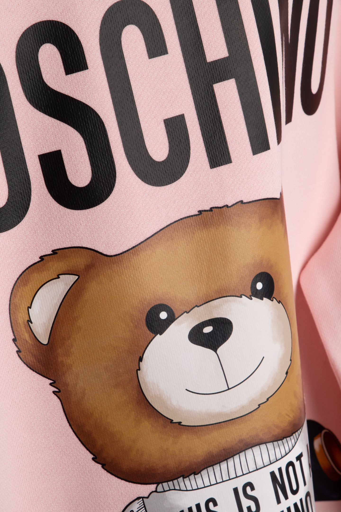 TAILOR TEDDY BEAR ORGANIC COTTON SWEATSHIRT PINK 4